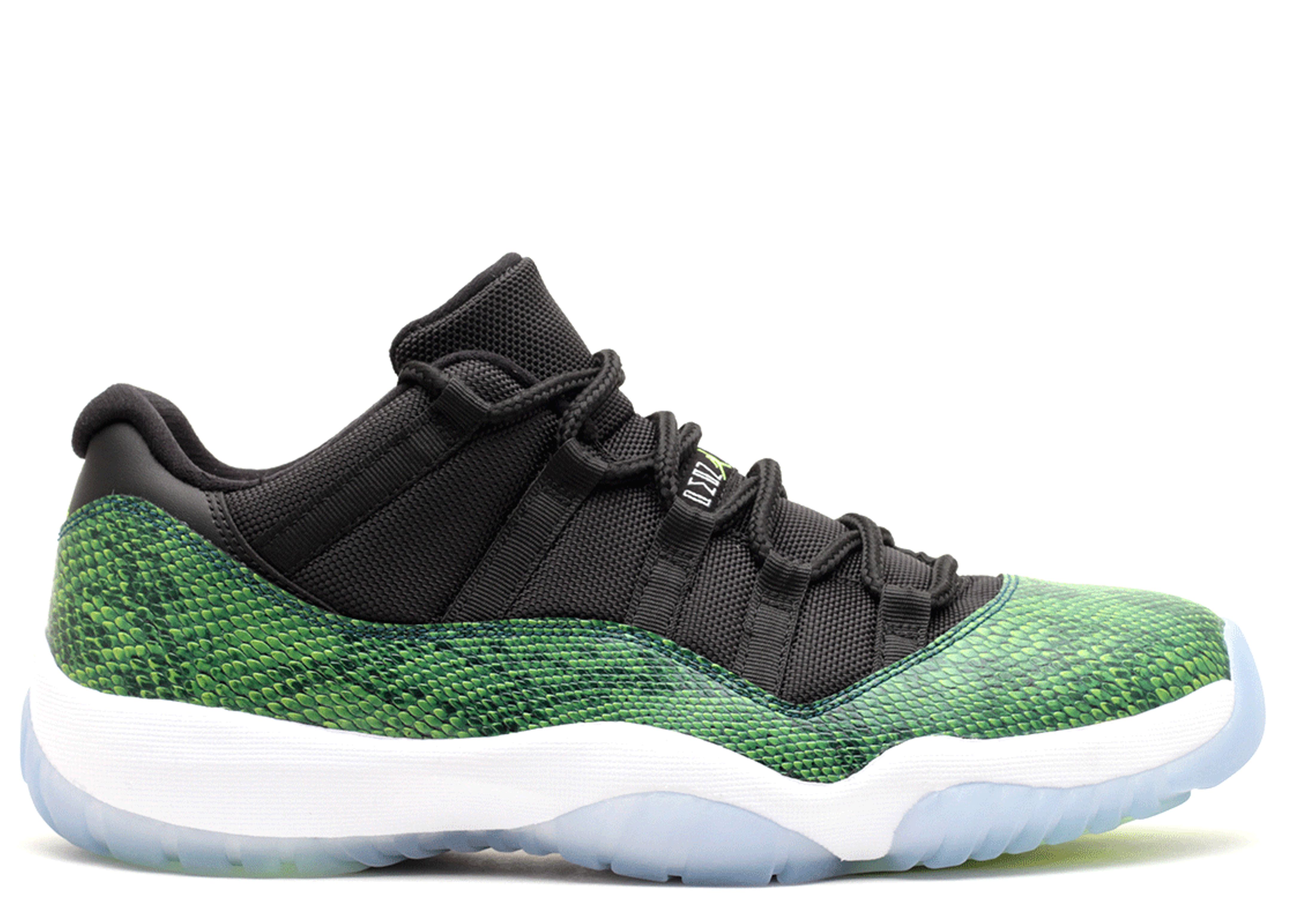 jordan 11 green snakeskin