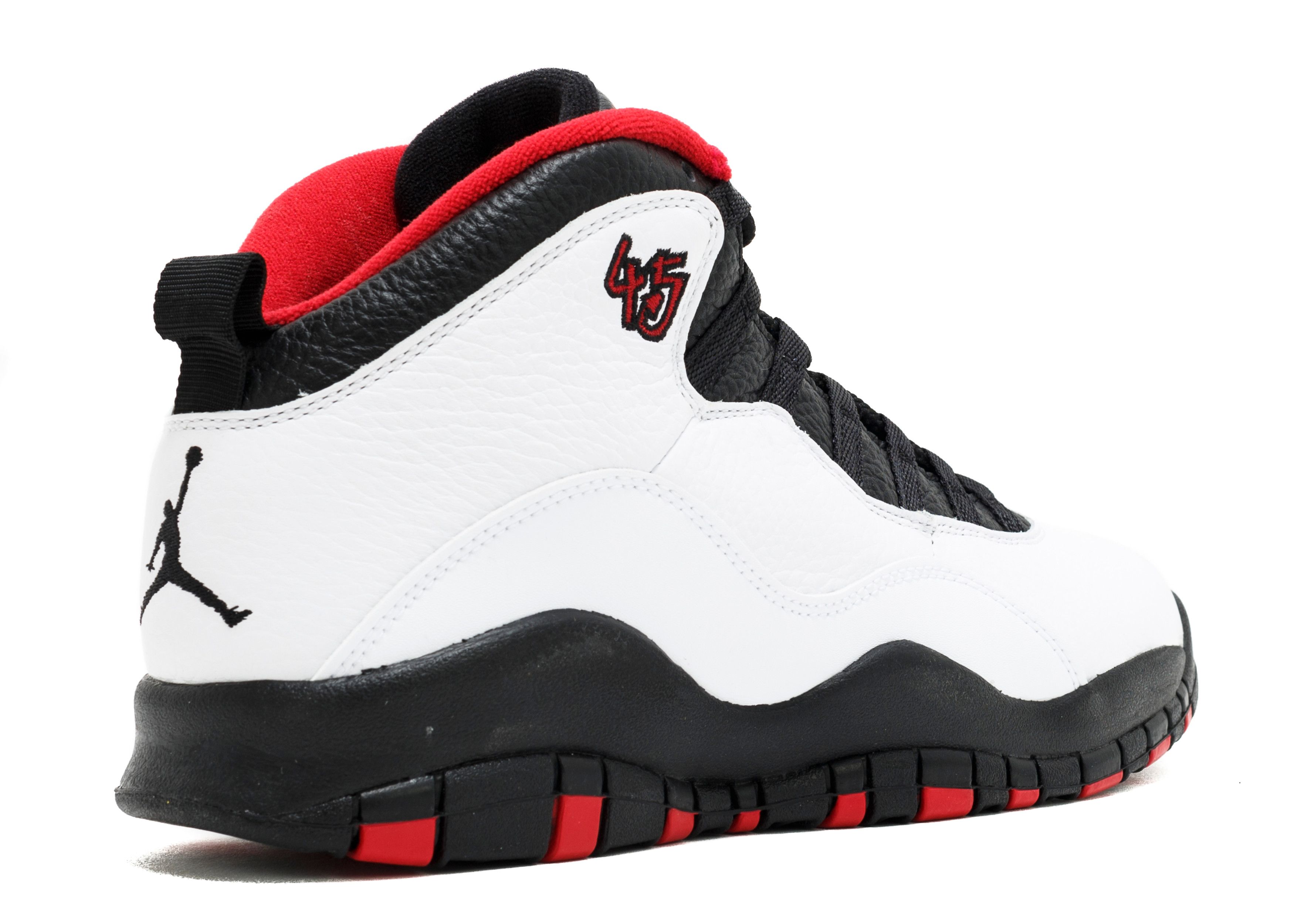 Air Jordan Retro 10 Men\'s White Black Basketball Sneakers 310805-102 US Size 10 GS) Air Jordan 10 Retro  main image 4