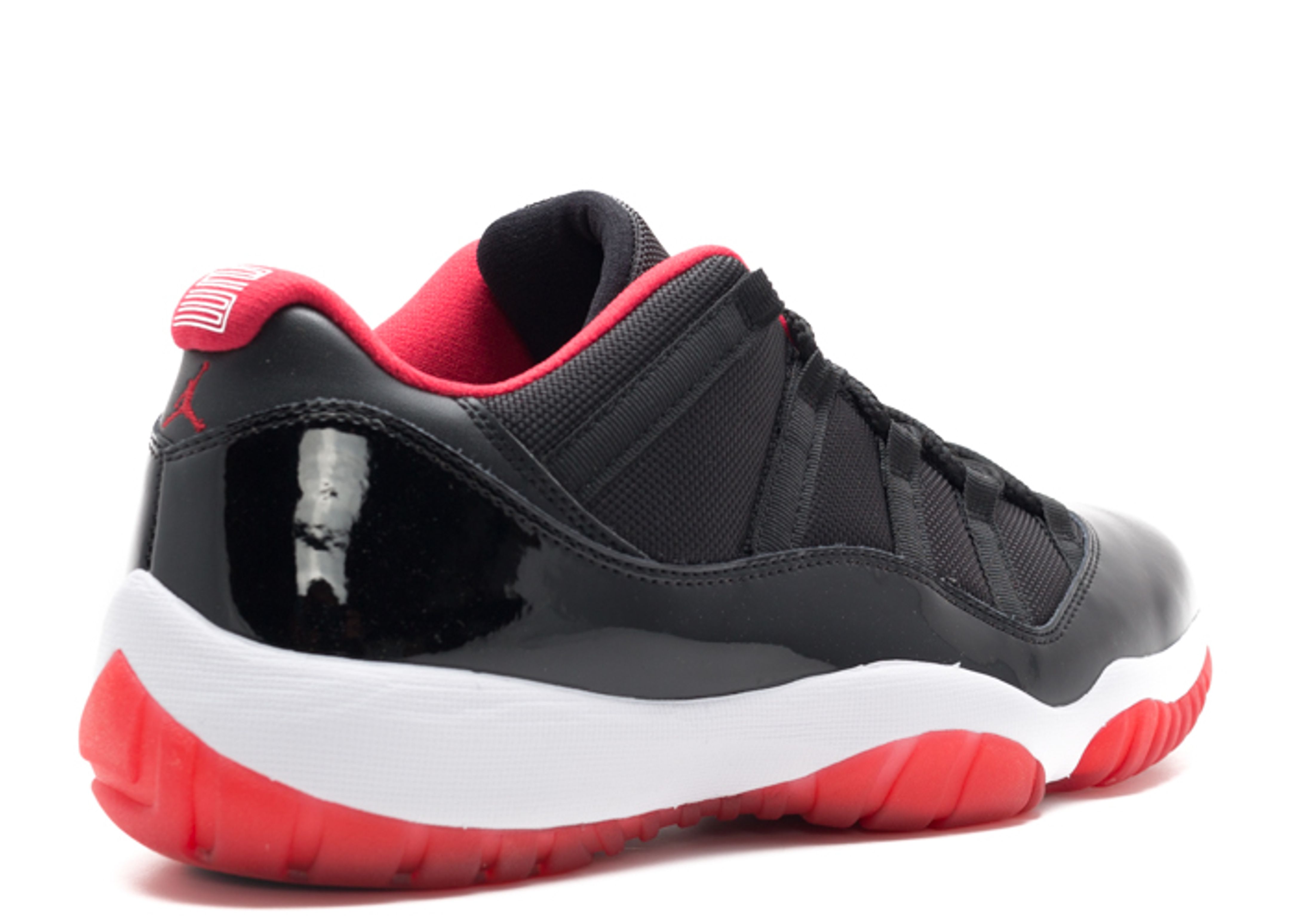 low top 11s red and black