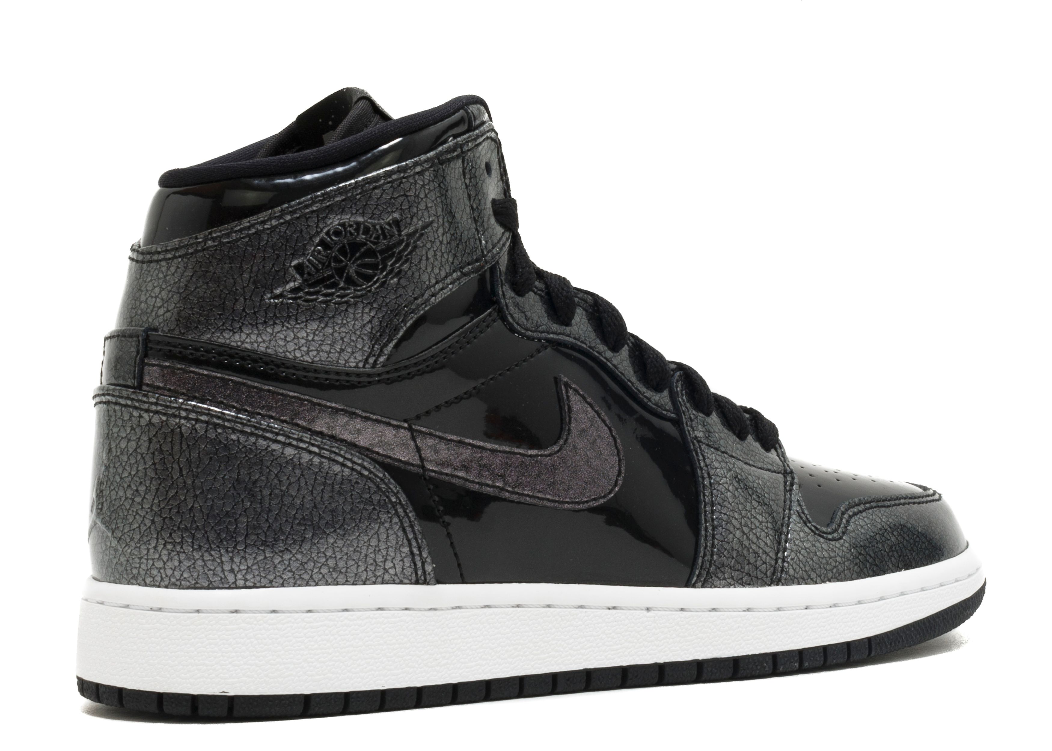 Air Jordan 1 Moto Retro Black High Top Basketball Shoes Size 7 Air Jordan 1 Retro High OG  main image 2
