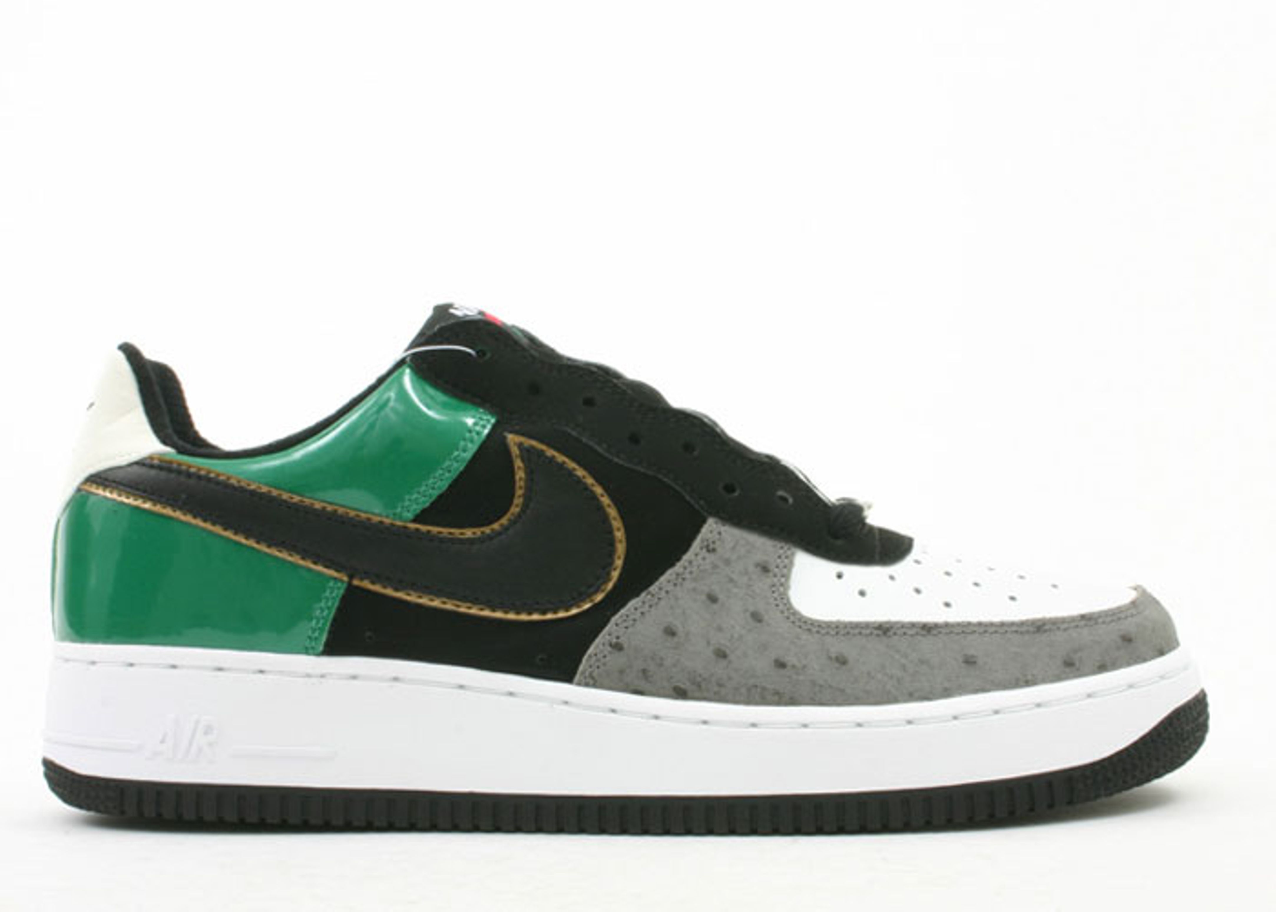 とらさん専用 Air Force 1 'Mita' - Nike - 307334 001 - black/black-white-forest