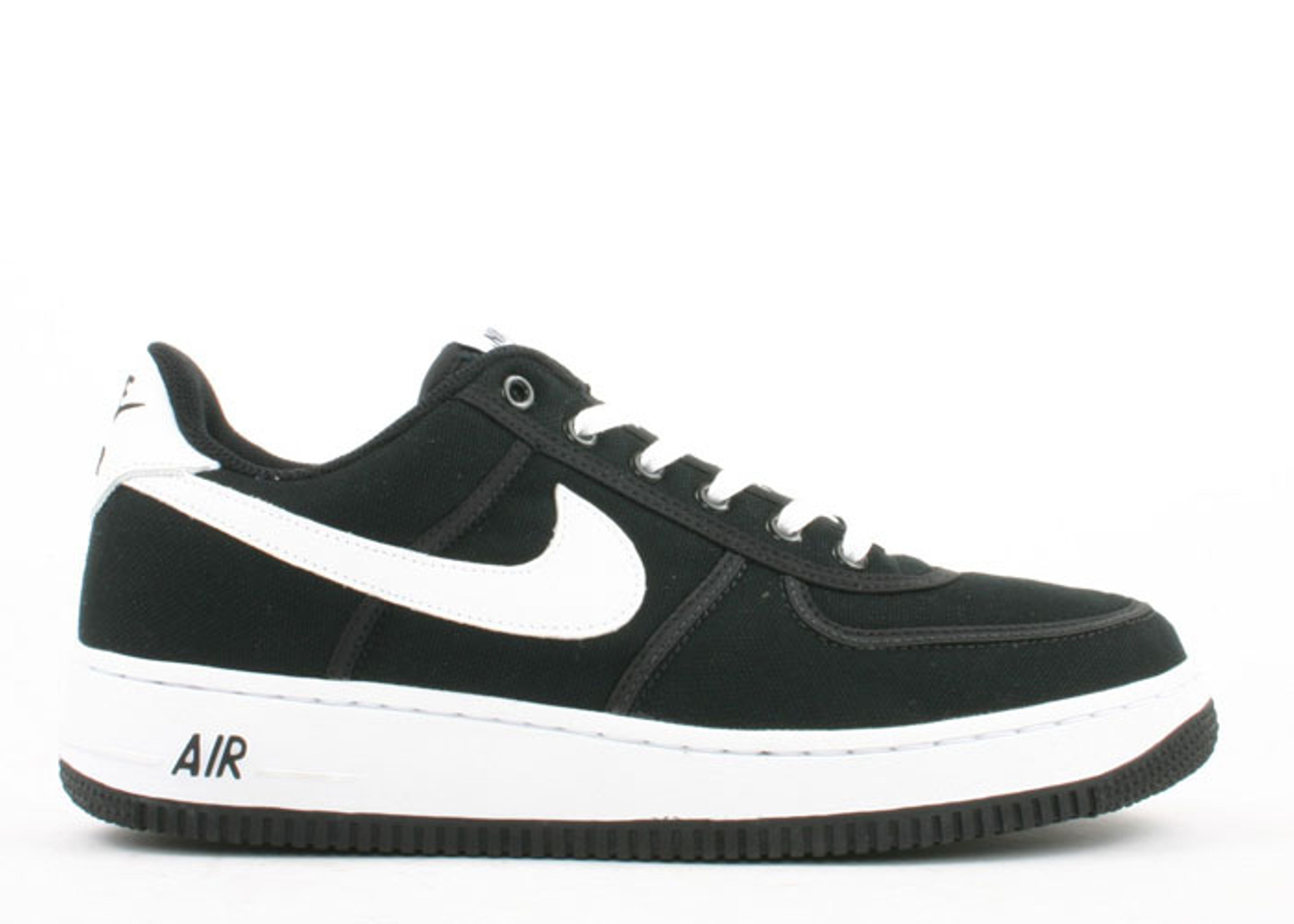 nike air force 1 black canvas