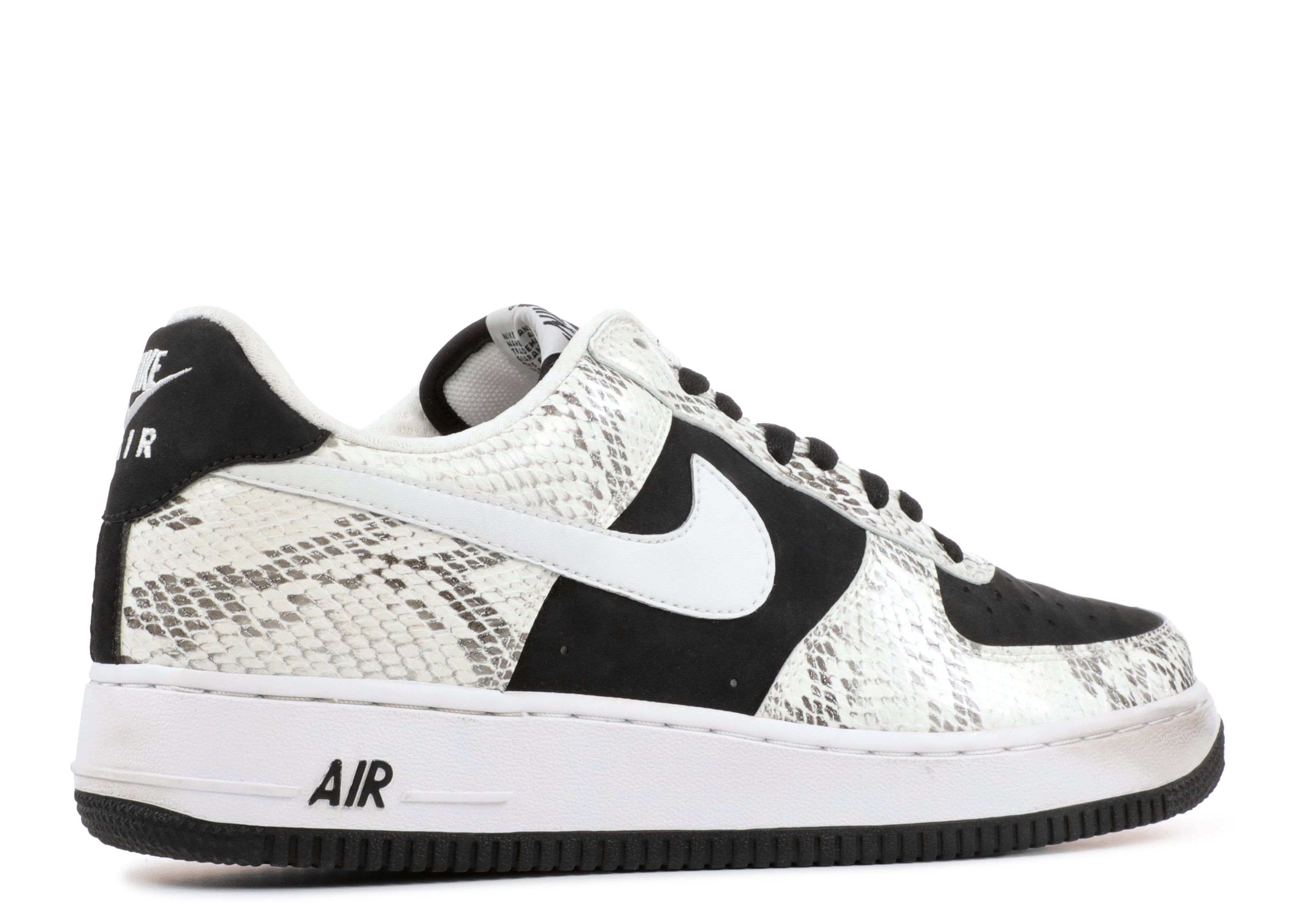 Air Force 1 Premium 'Snake' - Nike - 312945 011 - black/white