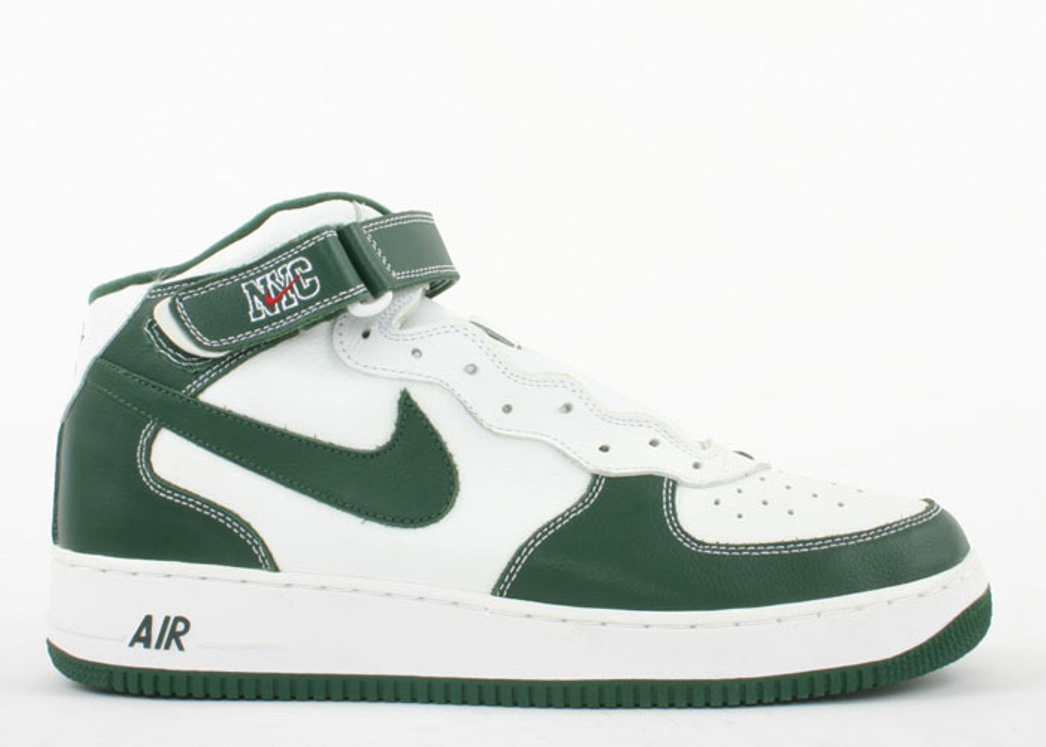 Air Force 1 Mid - Nike - 306352 131 - white/deep forest | Flight 
