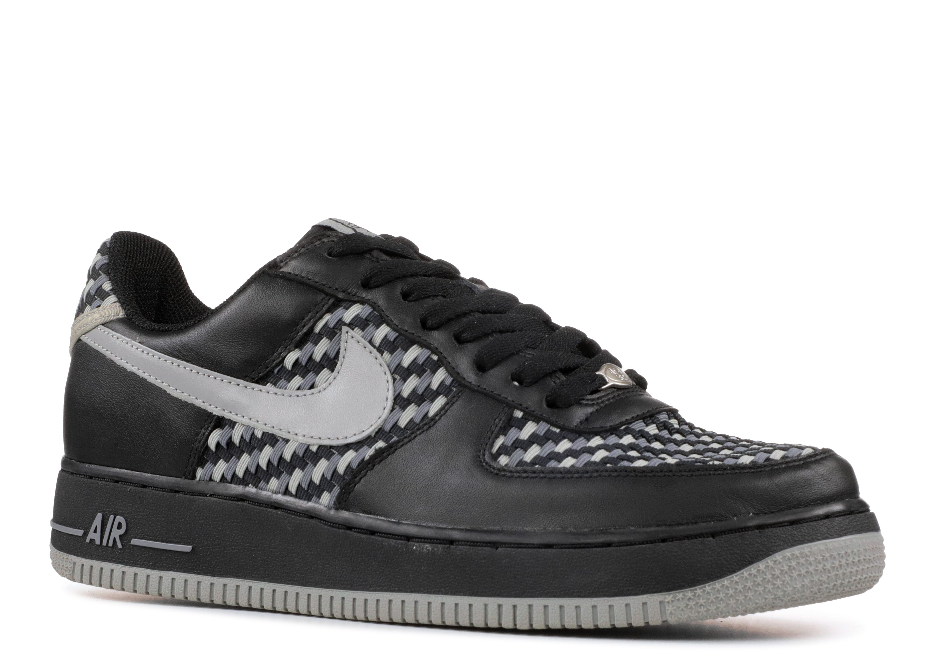 Air Force 1 Premium 'Woven Grey' - Nike - 309096 001 - black