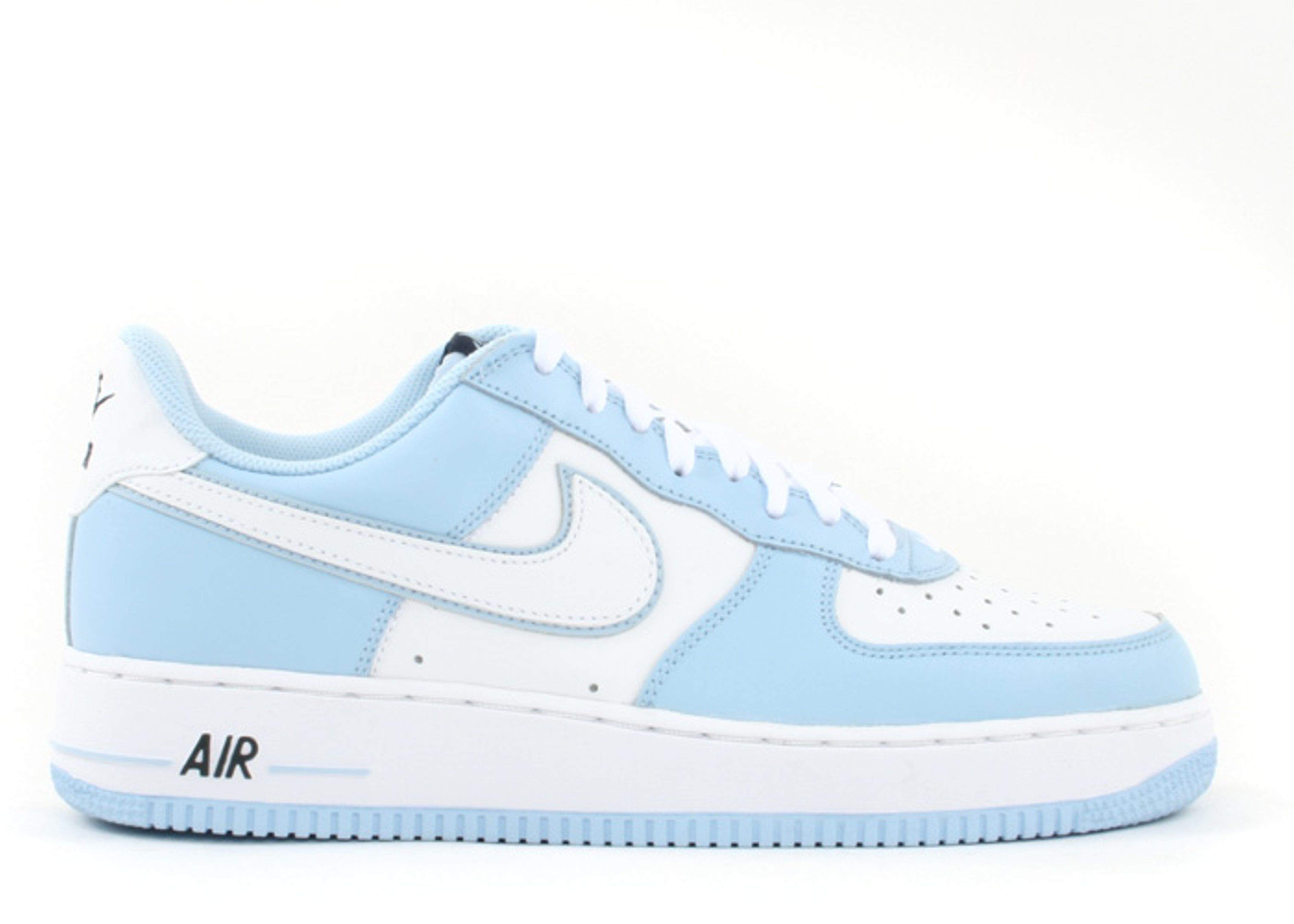 Nike Air Force 1 Ice 🧊 Sky Blue Outline White Shoes Custom Sneakers Mens  Womens