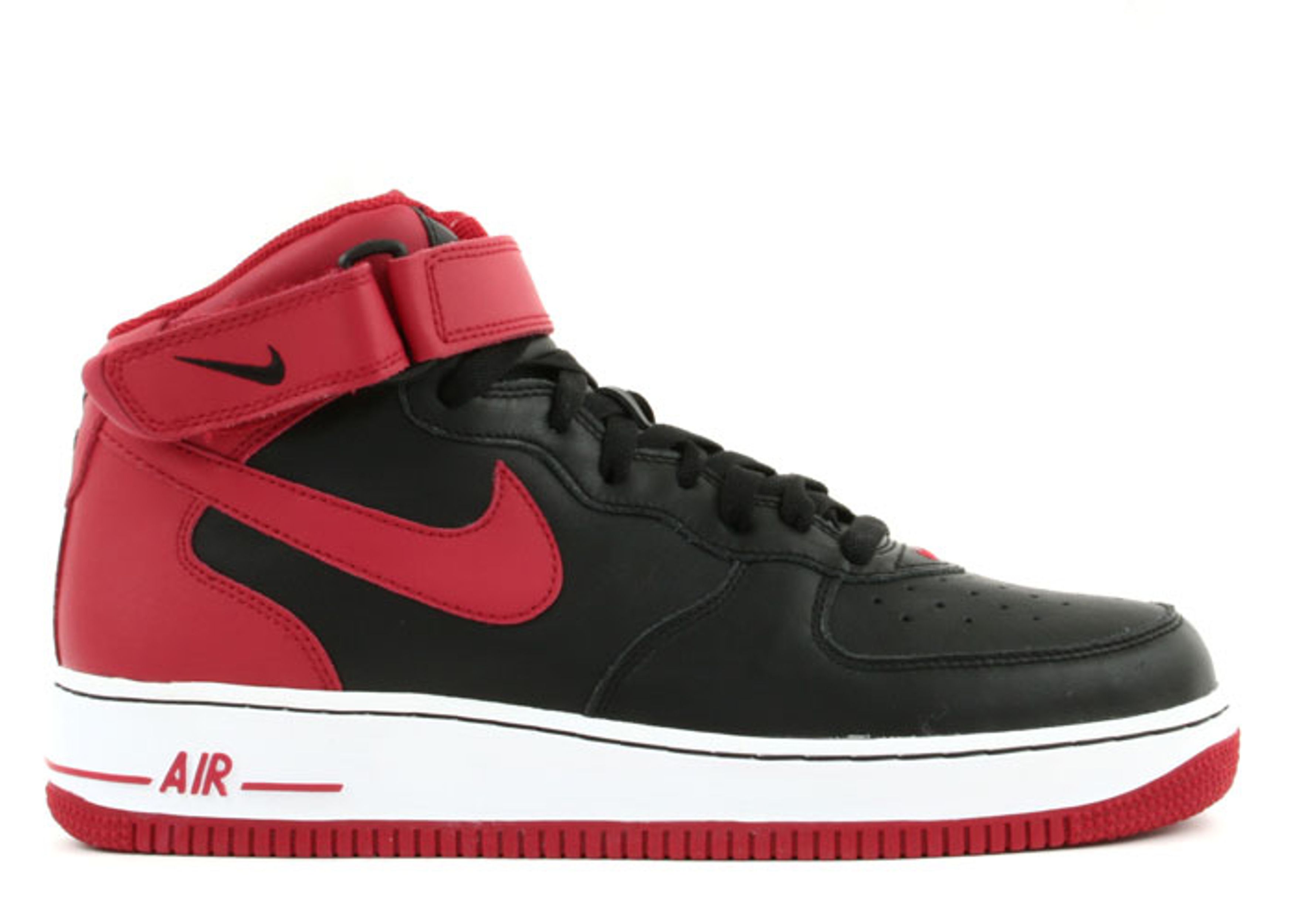 Air Force 1 Mid - Nike - 313643 061 - black/varsity red-white 