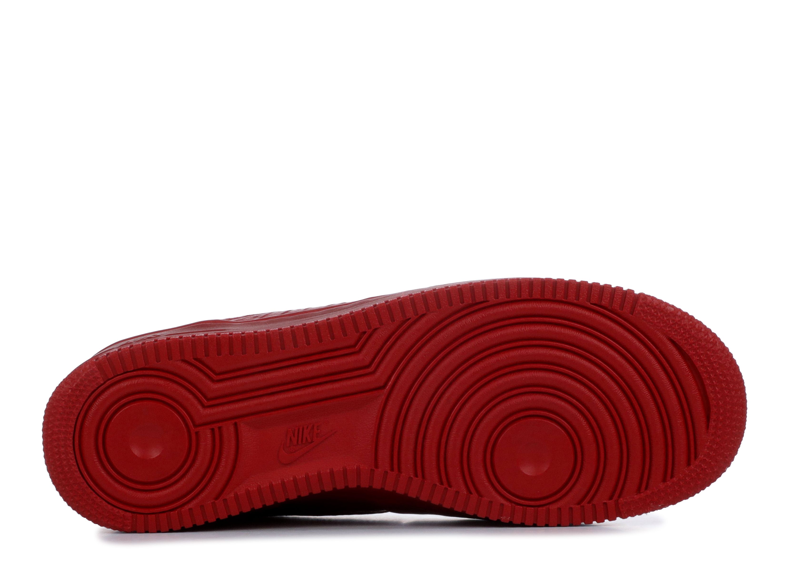 Size 11 - Nike Air Force 1 '07 LV8 Low Reflective Swoosh - Black  Crimson 🔥🔥