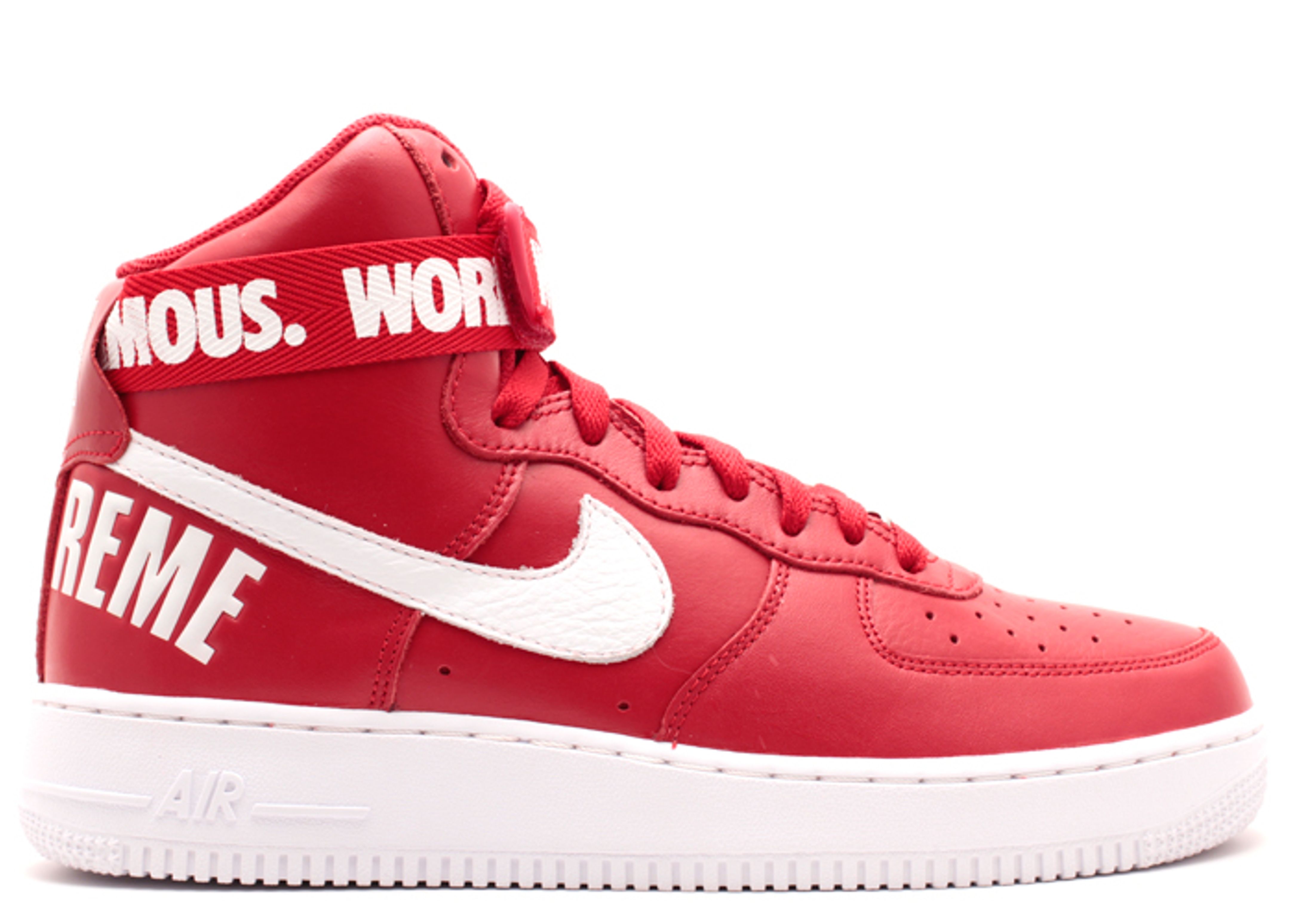 Supreme x Air Force 1 High SP 'Red'