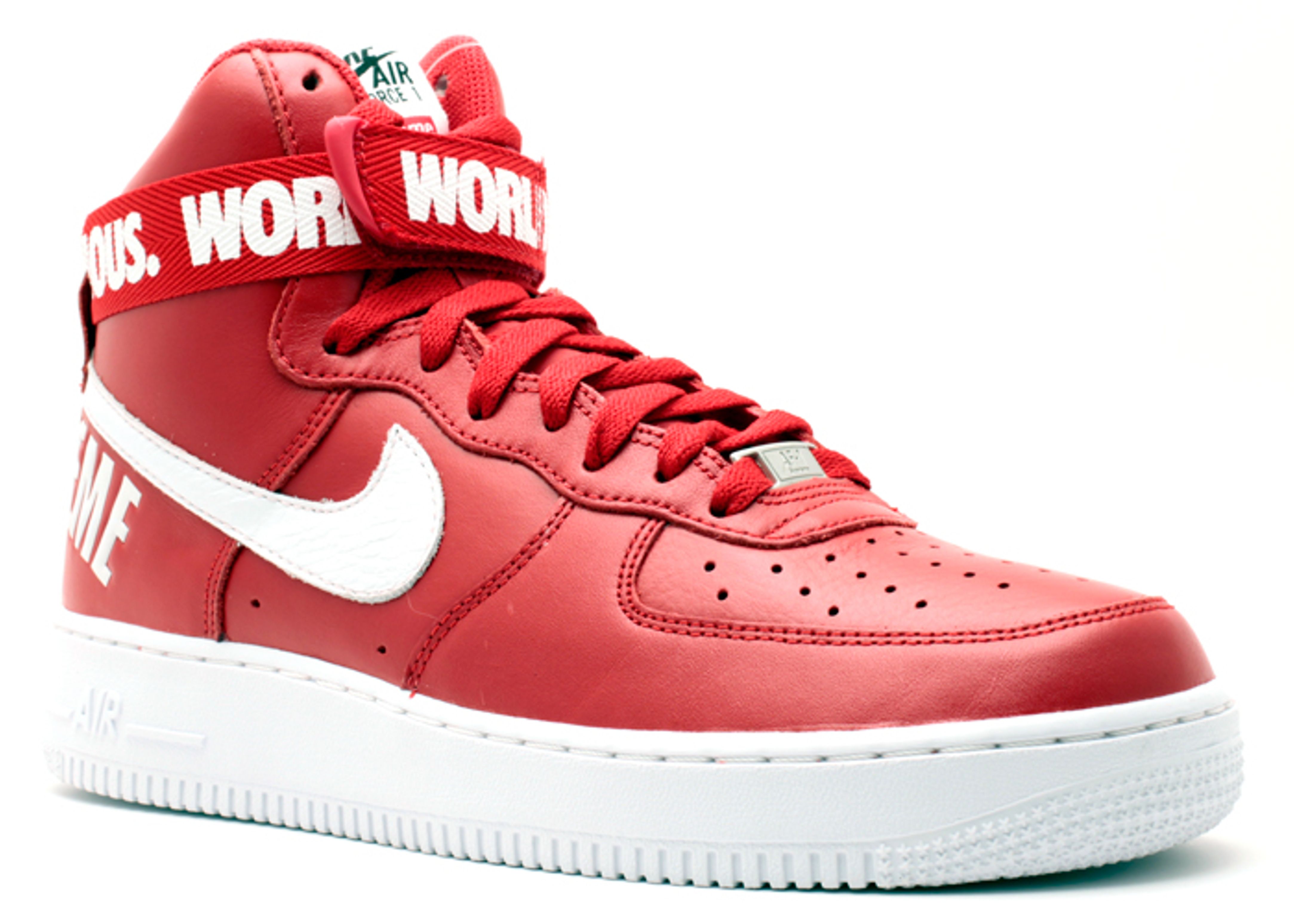 nike air force 1 high supreme world famous white