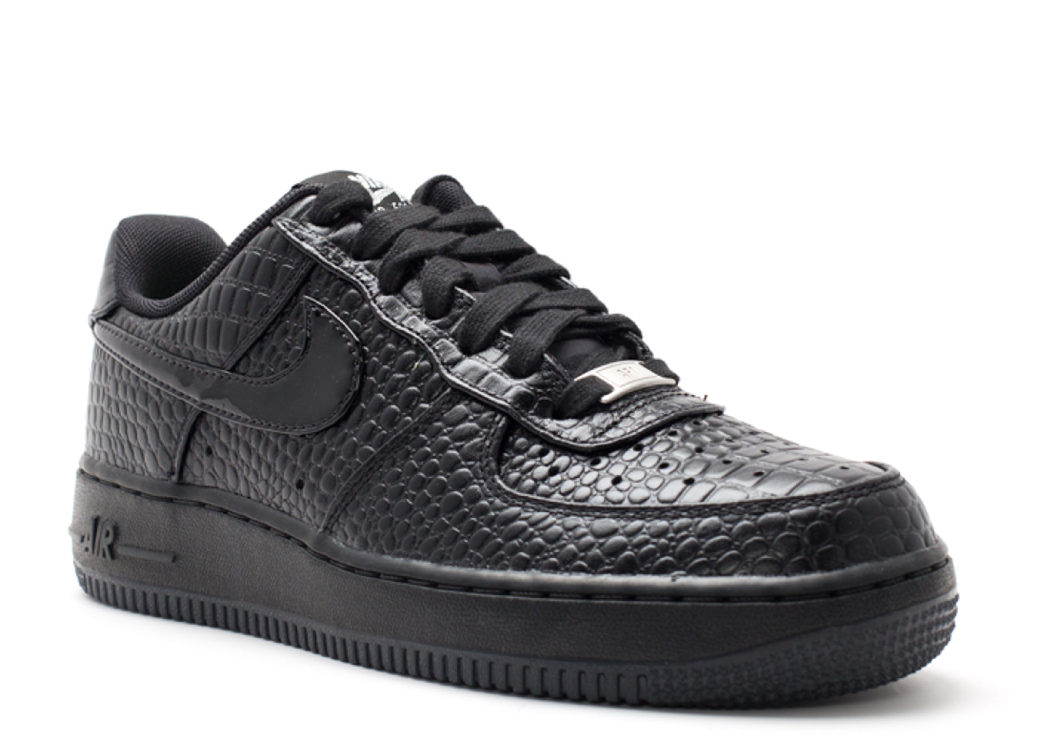 Wmns Air Force '07 Prm 'Black Metallic Silver' Nike 616725