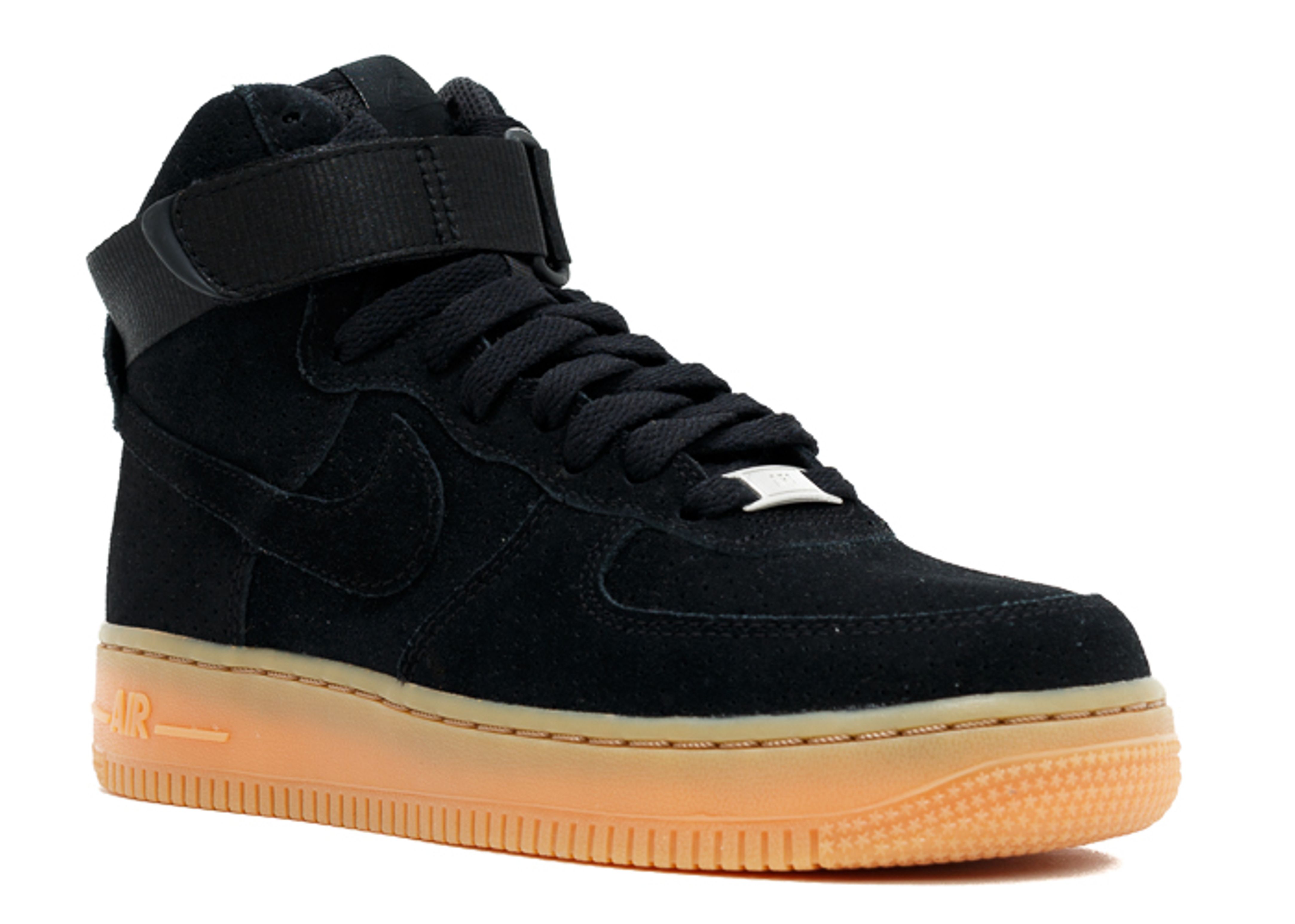 nike air force 1 black suede high