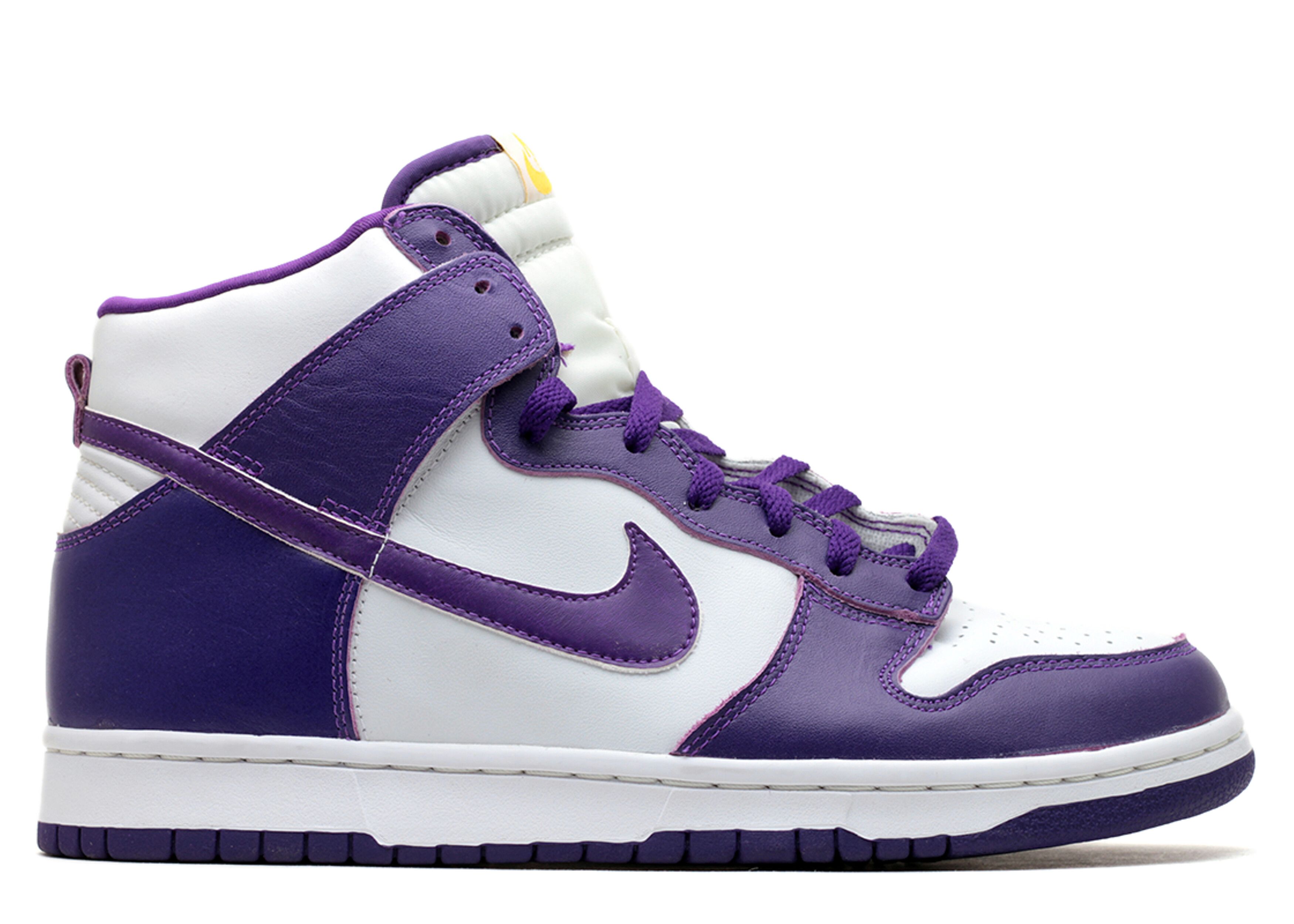 Dunk High Le - Nike - 630335 151 - white/varsity purple | Flight Club