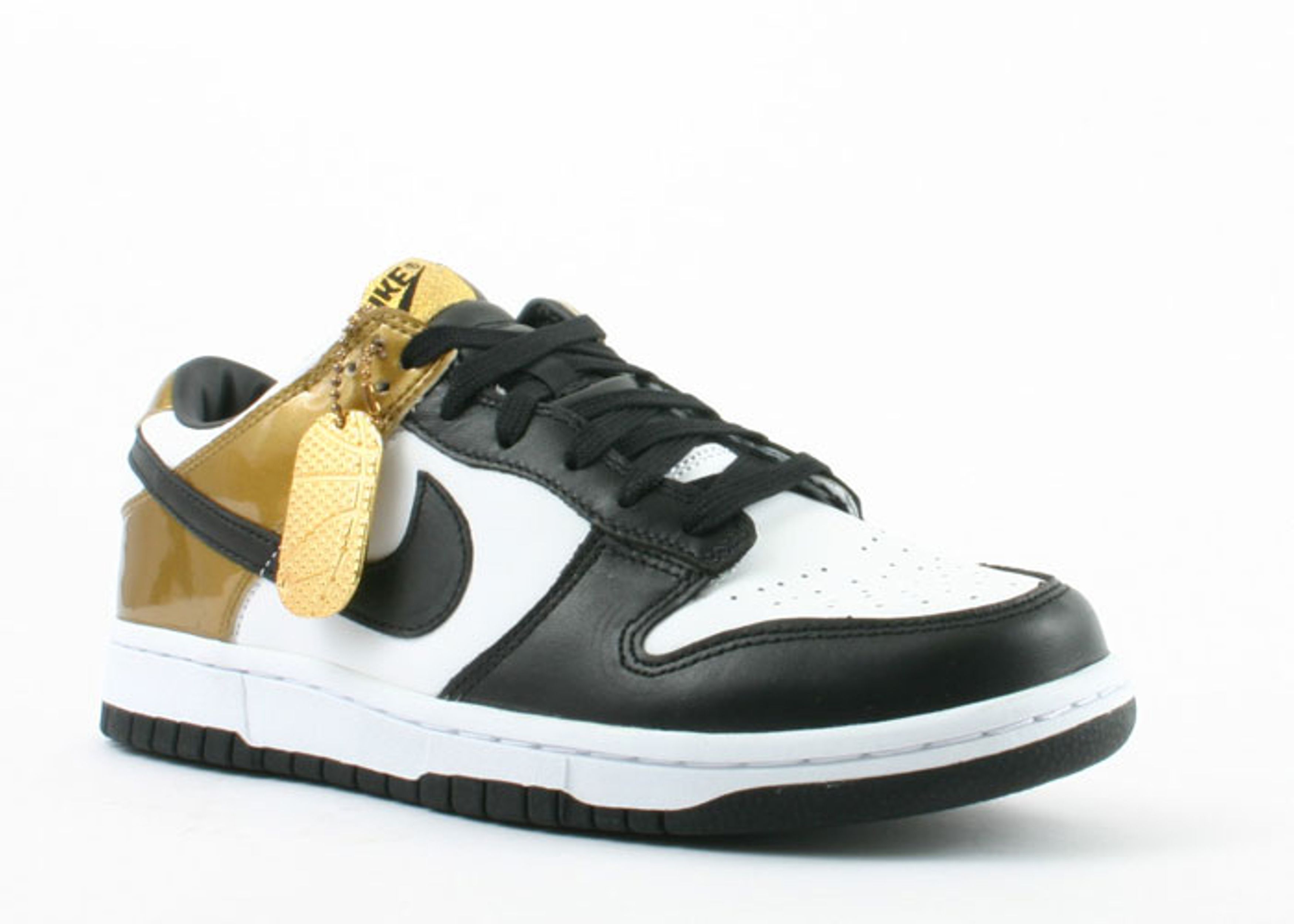 Dunk Low - Nike - 309431 103 - white/black-metallic gold | Flight Club