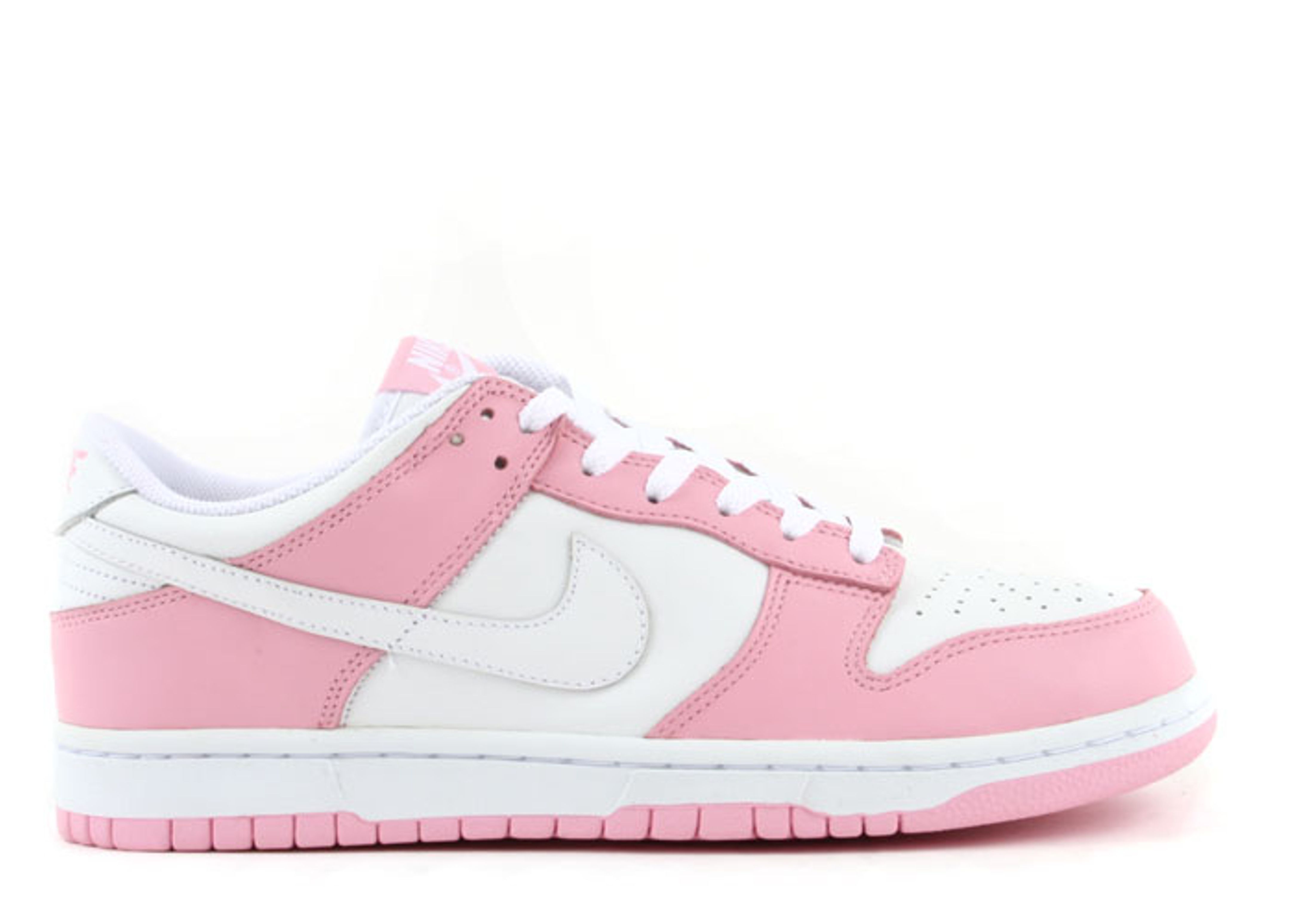 nike sb dunk low pink white