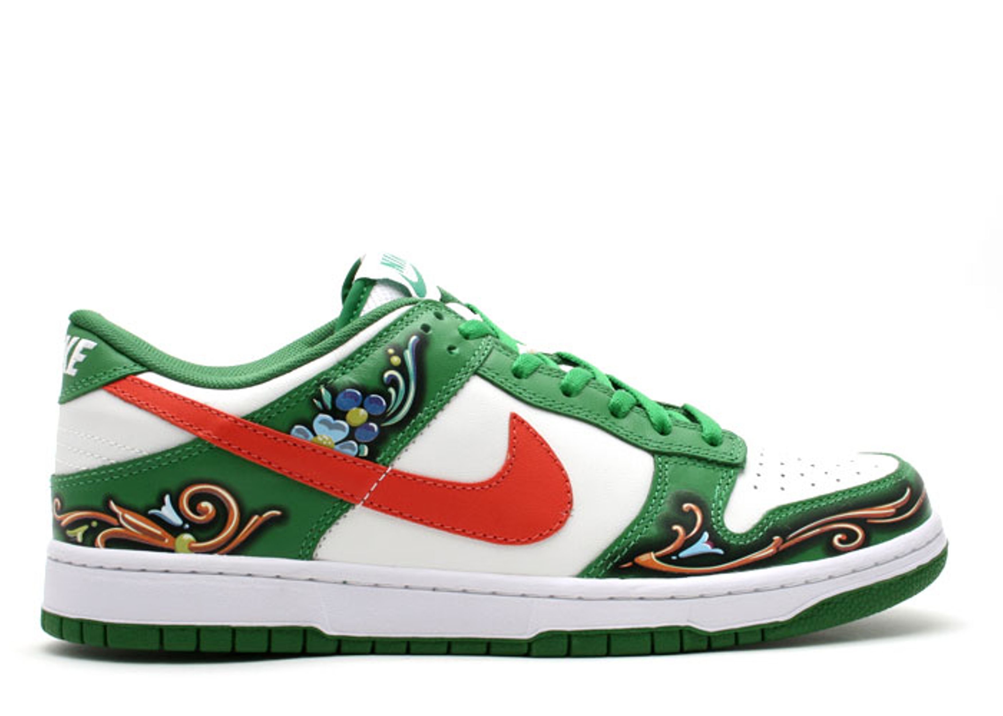 Dunk Low Emb Fileteado - Nike - 314758 131 - white/classic green 