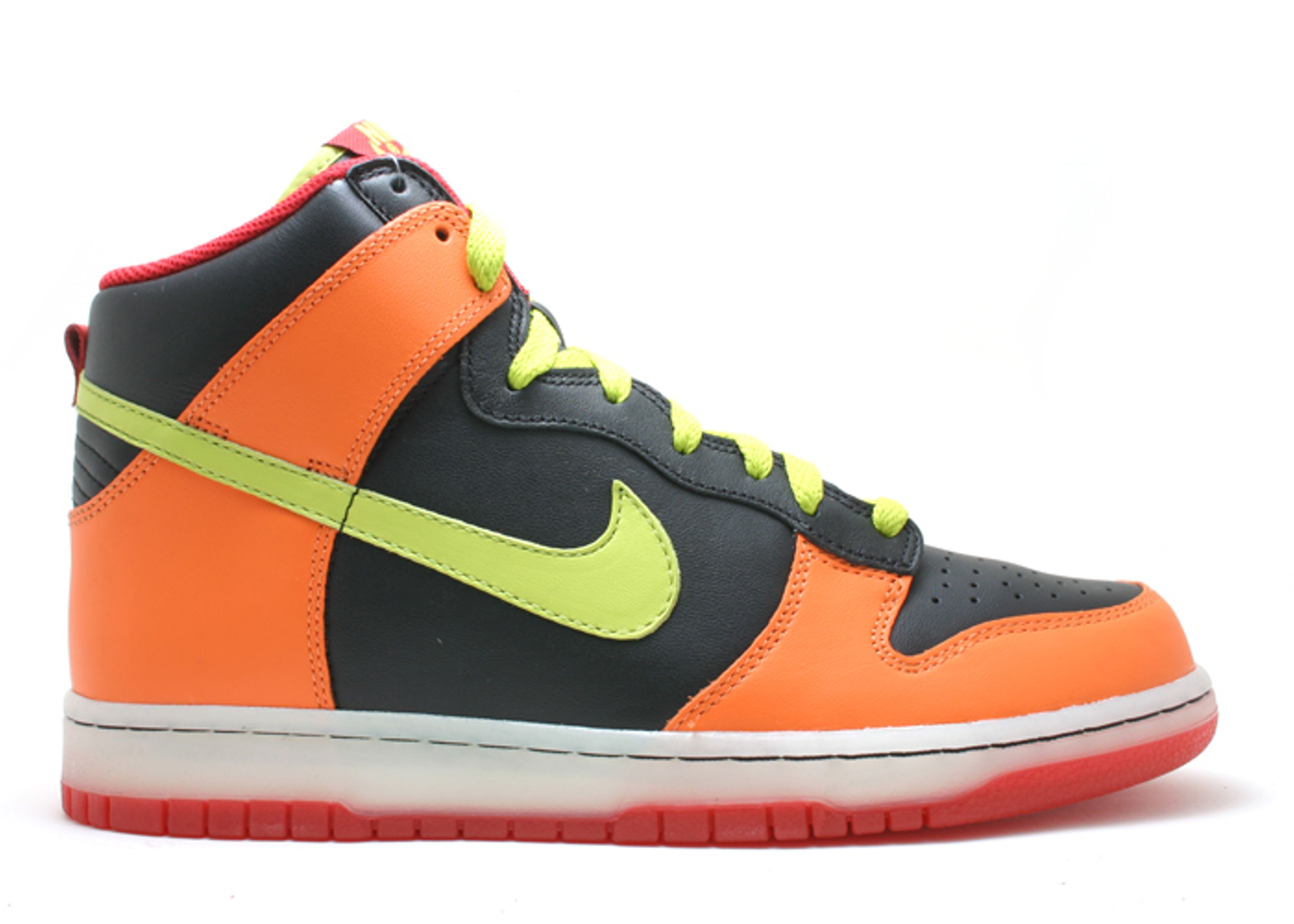 Dunk High - Nike - 309432 032 - black/bright cactus-orange blaze 