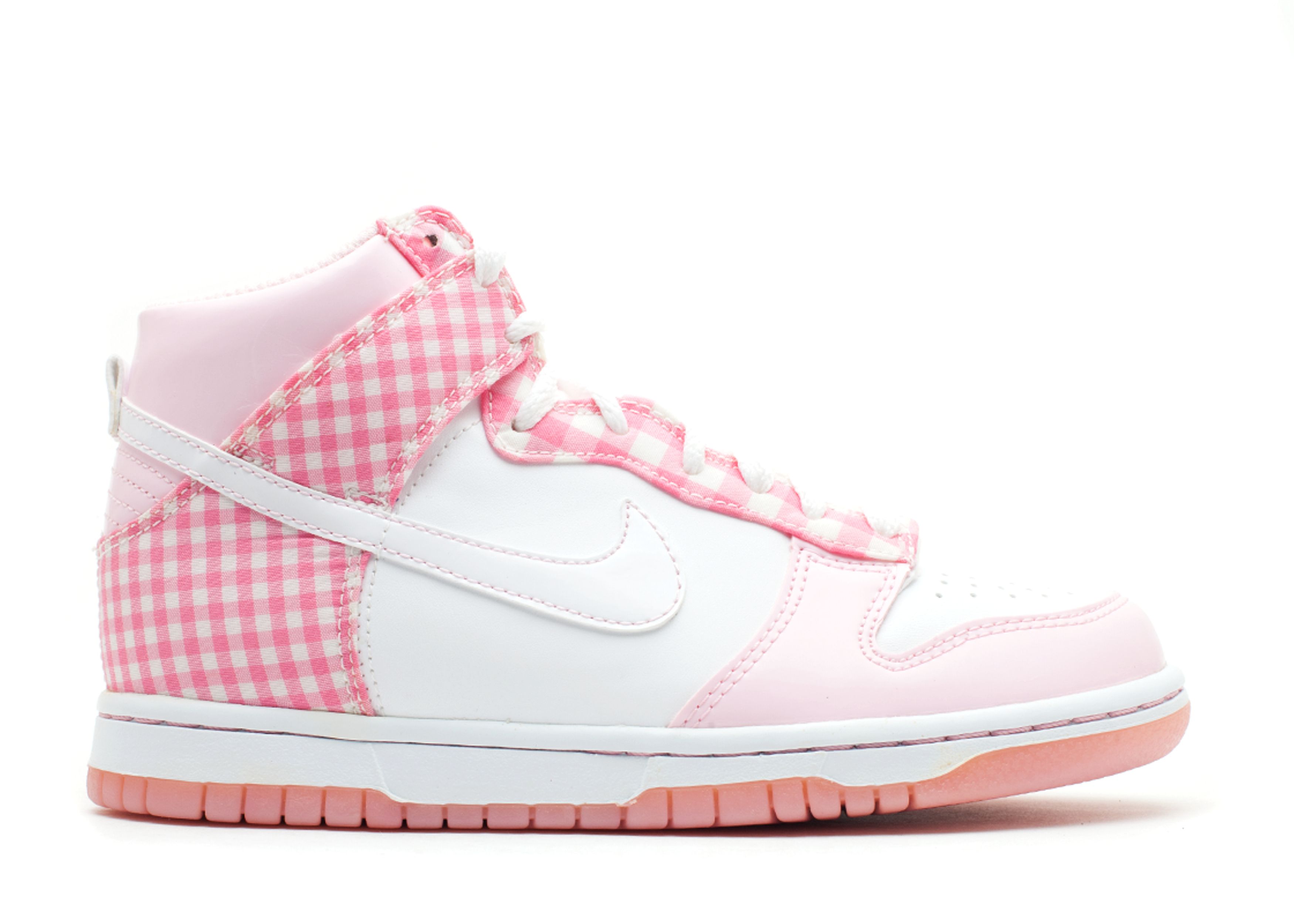 Dunk High Gs - Nike - 316604 105 - white/prism pink -gym pink 