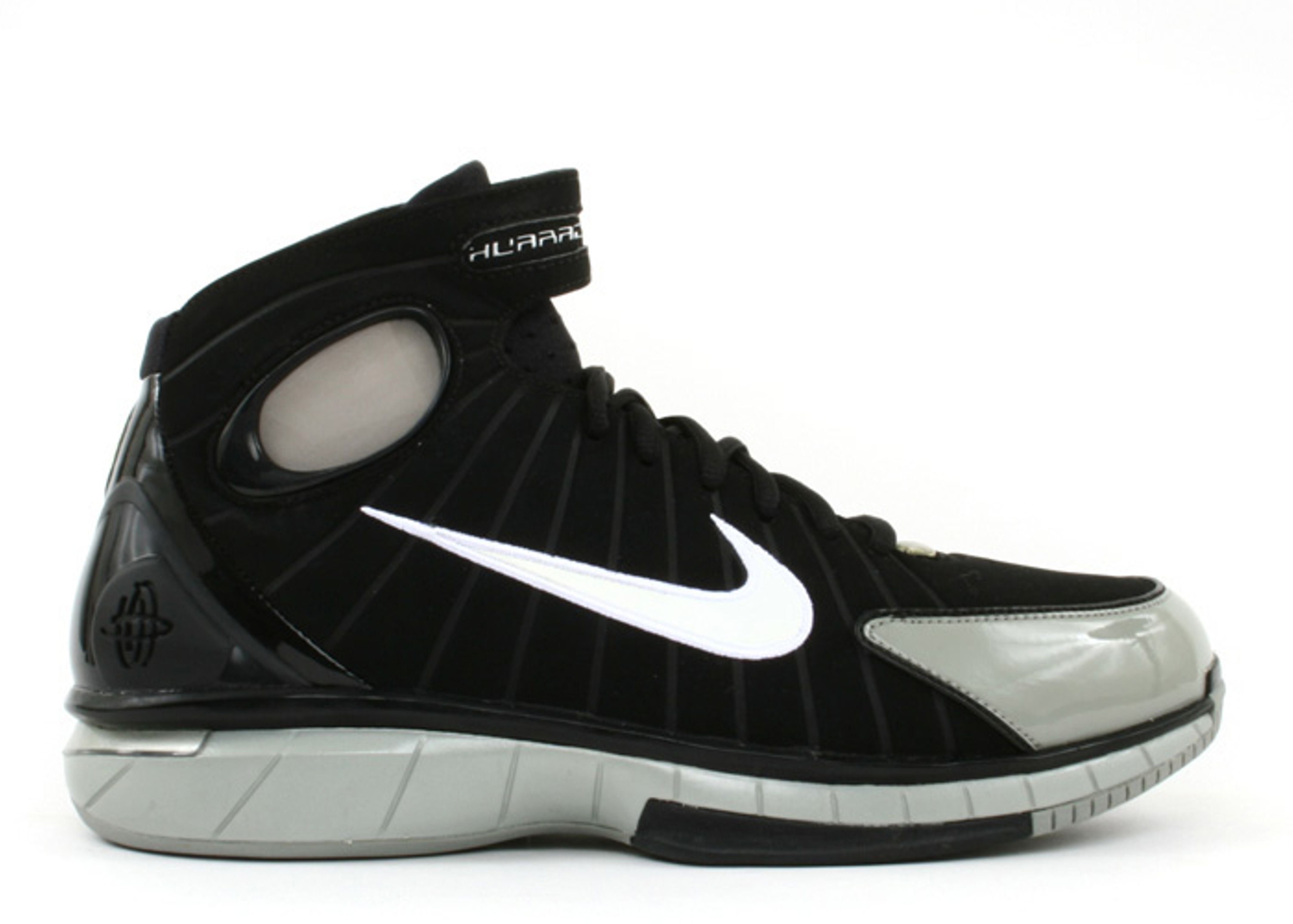 Air Zoom Huarache 2K4 - Nike - 308475 013 - black/white-metallic
