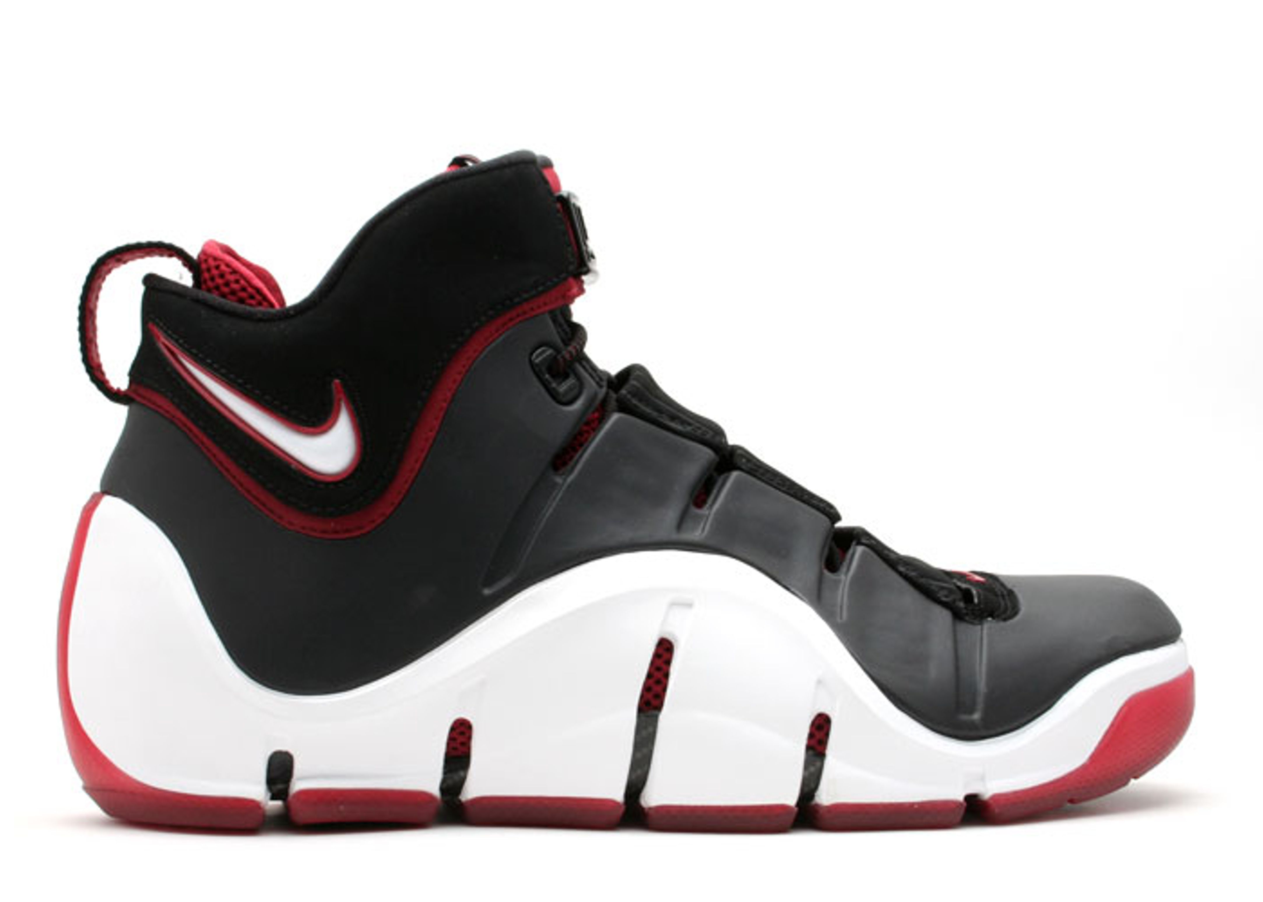 Zoom LeBron 4 'Black White Red' - Nike 