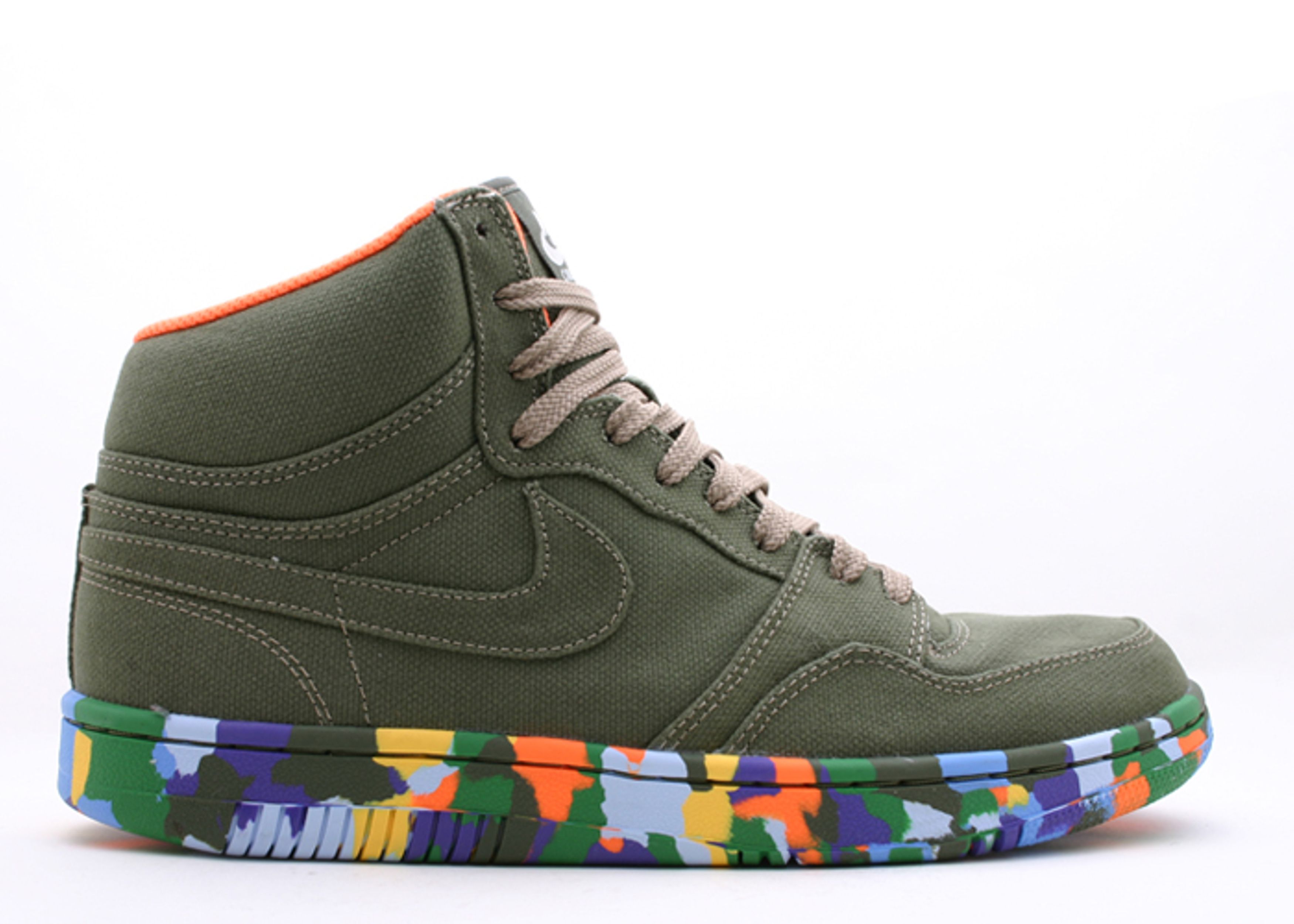 Court Force Hi - Nike - 311206 341 - army olive/ice blue 