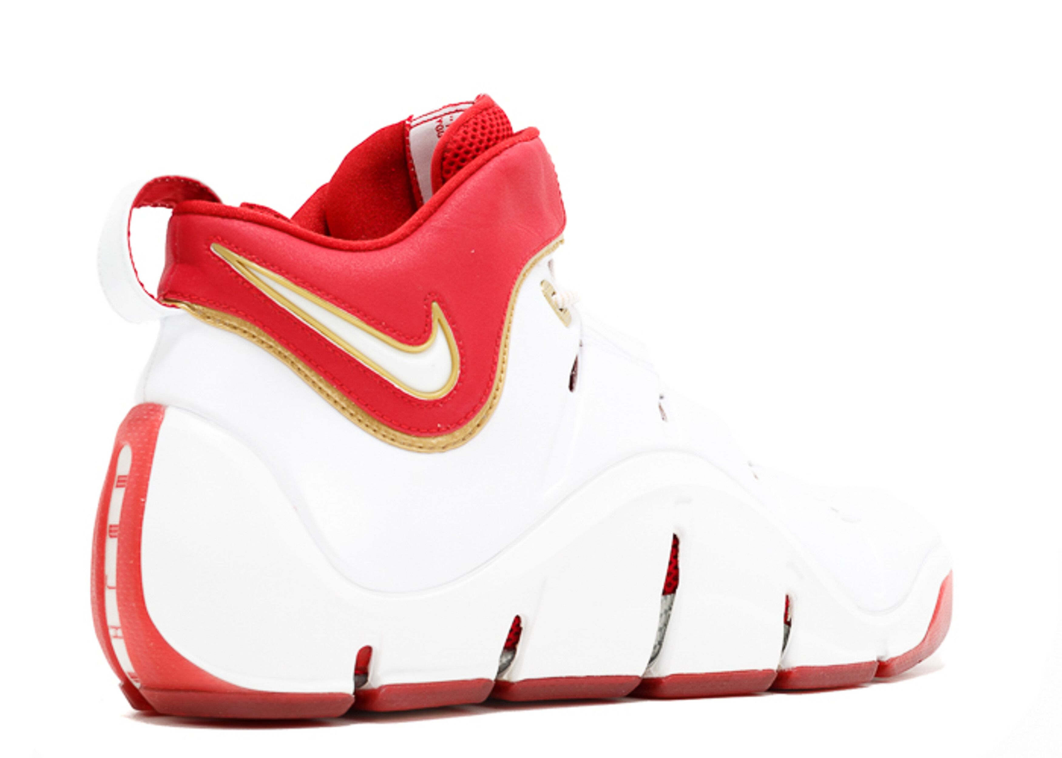 Zoom Lebron 4 - Nike - BAM284M42C1PROMO - white/crimson/gold 