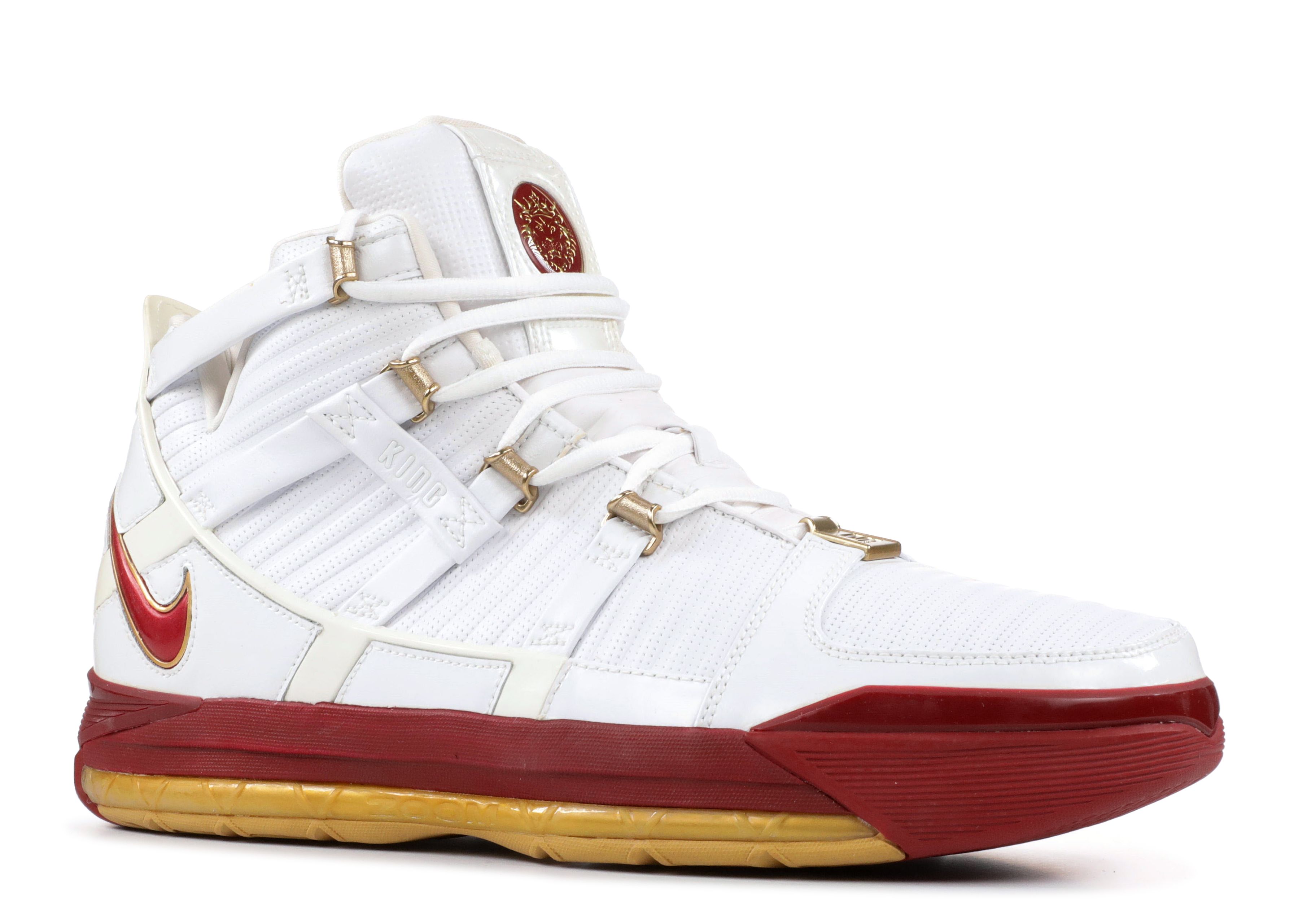 Zoom LeBron 3 - Nike - BAM153M42C1 LN3 - white/gold/crimson