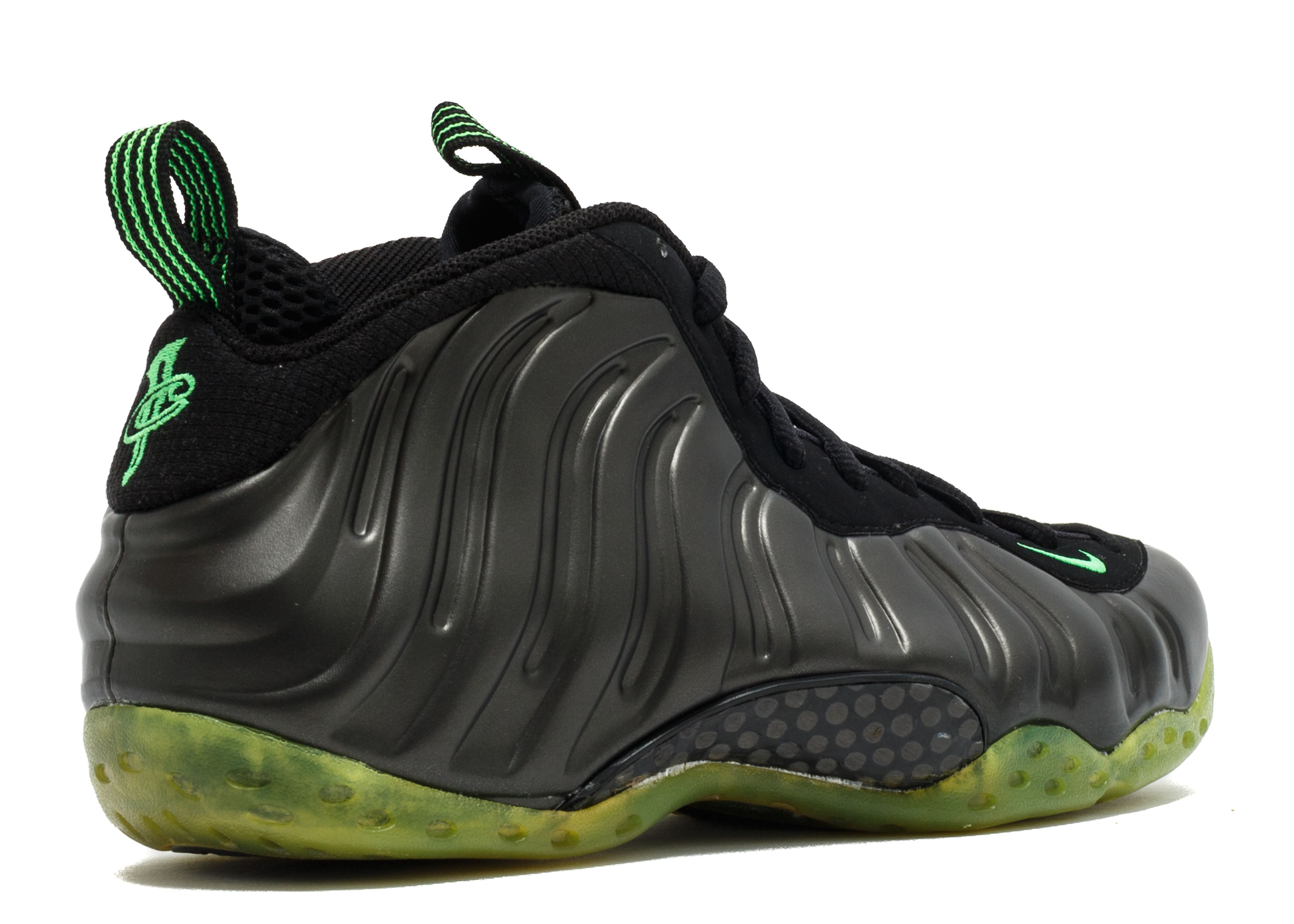 black and green foamposites