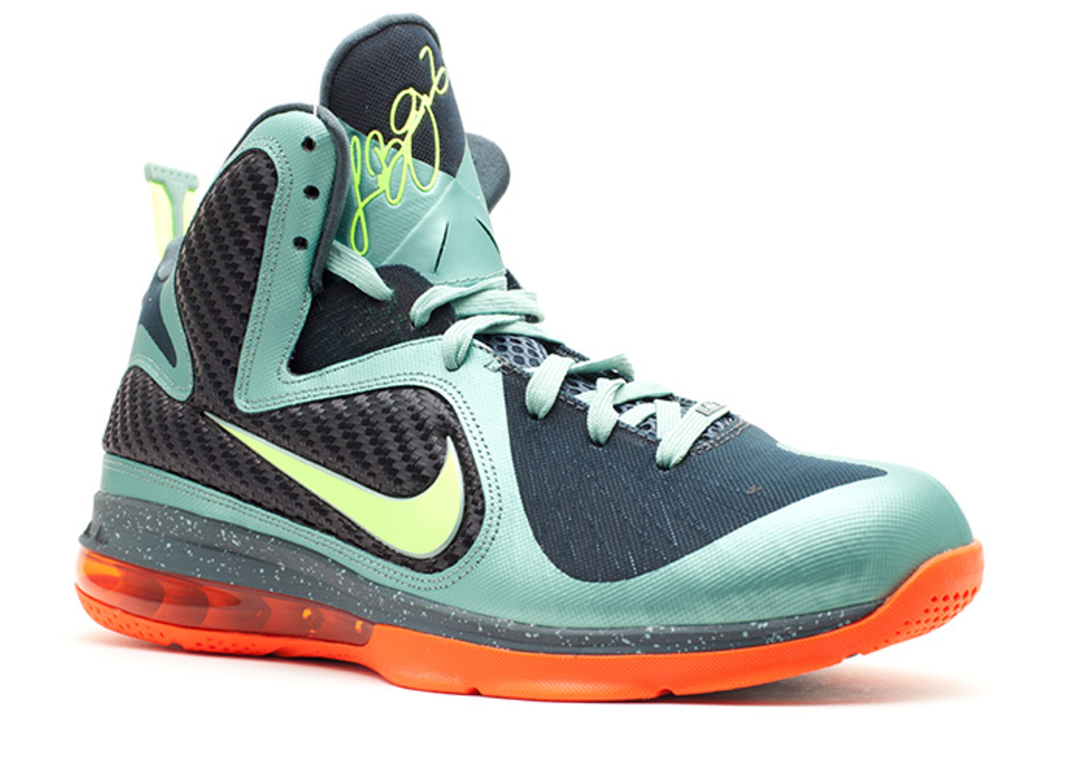 Nike Lebron 9 Men\'s Blue and Orange Sz11.5 Athletic Shoes Deals on Men main image 3
