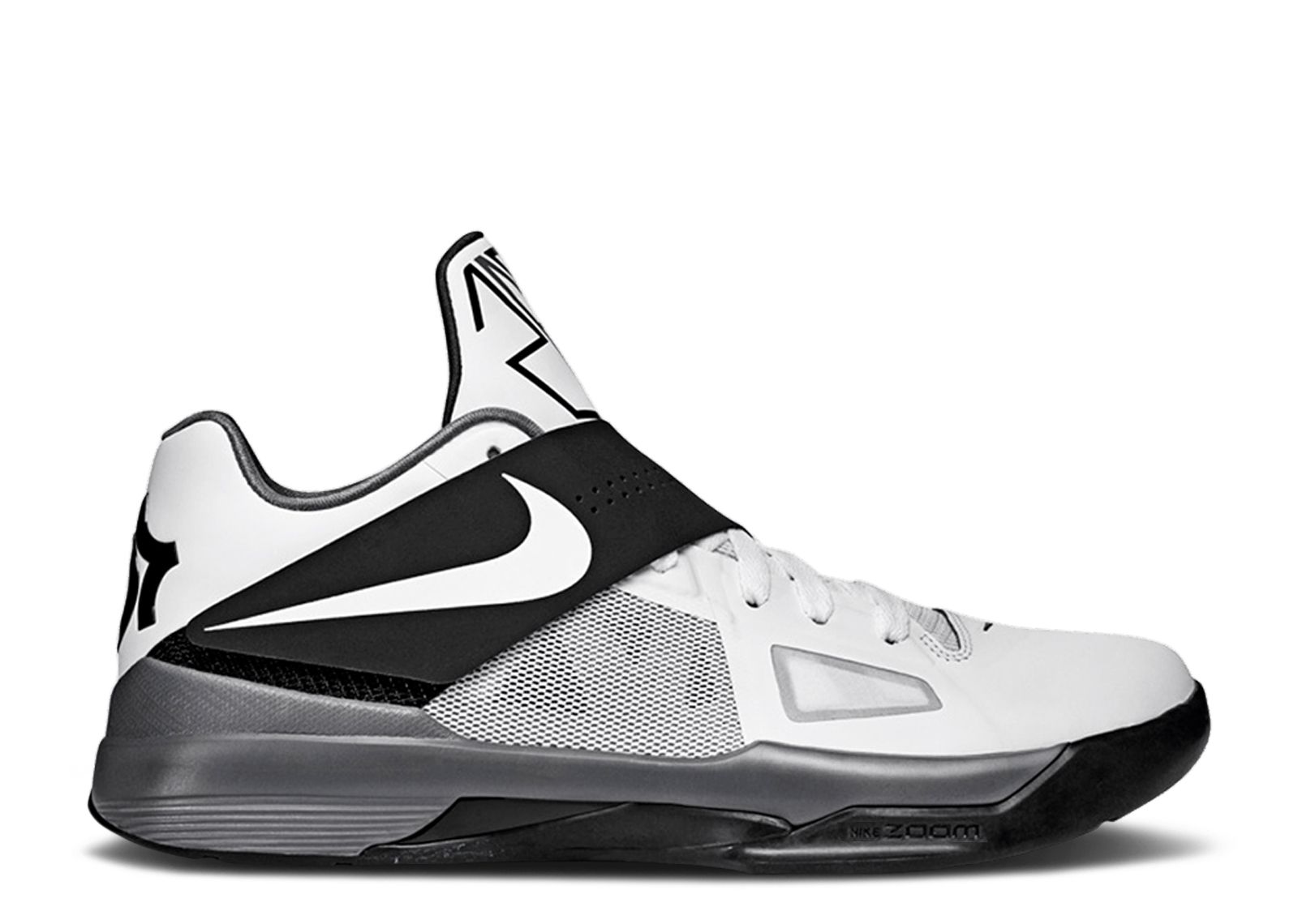 Zoom KD 4 Nike 473679 101 white white black cool grey Flight Club