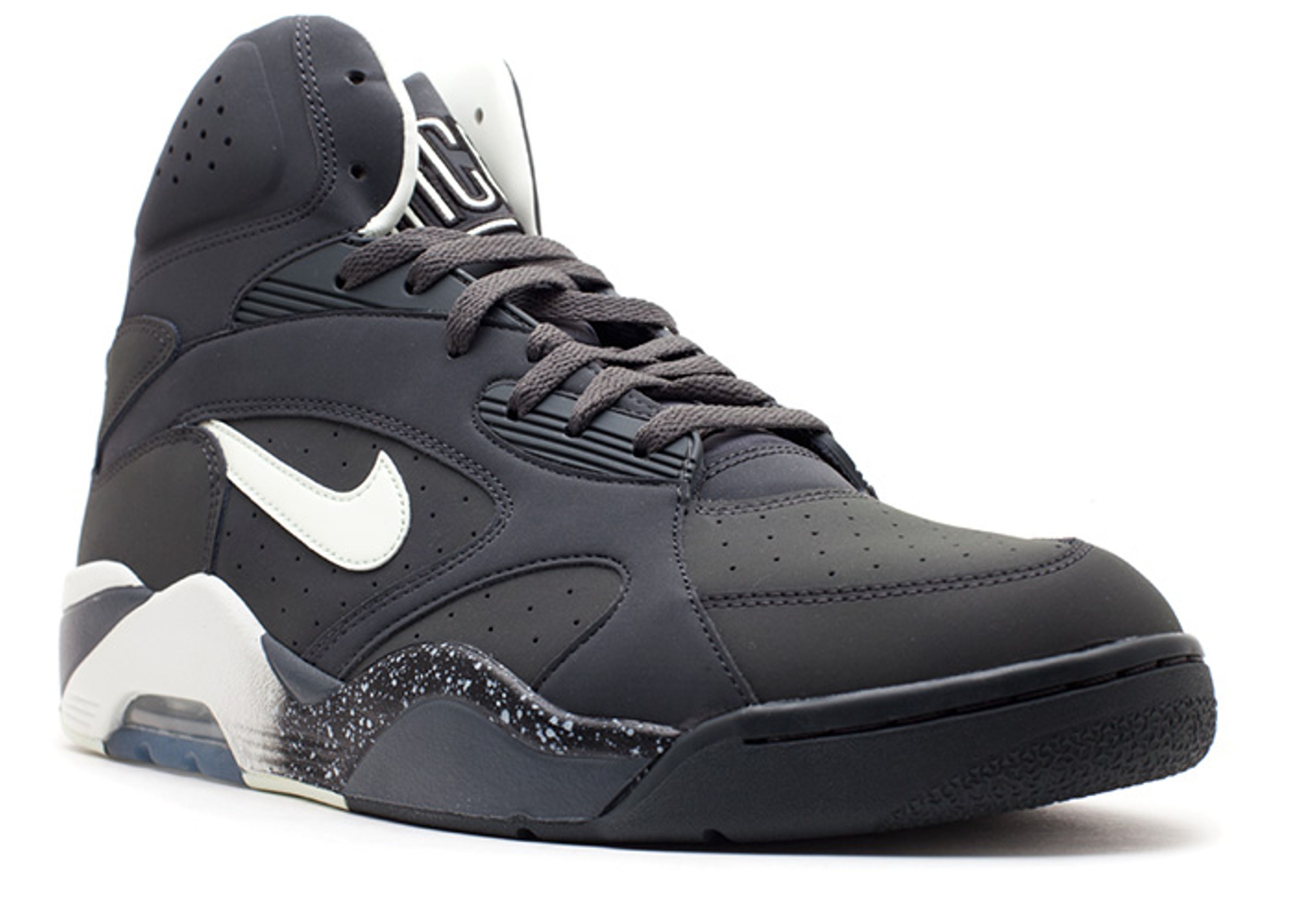 Nike Air Force 180 Mid Glow in The Dark Sneakers Mens 10 Gray Logo Lace Up Size 9 - Nike Air Force 180 Mid Glow In The Dark for sale  main image 3
