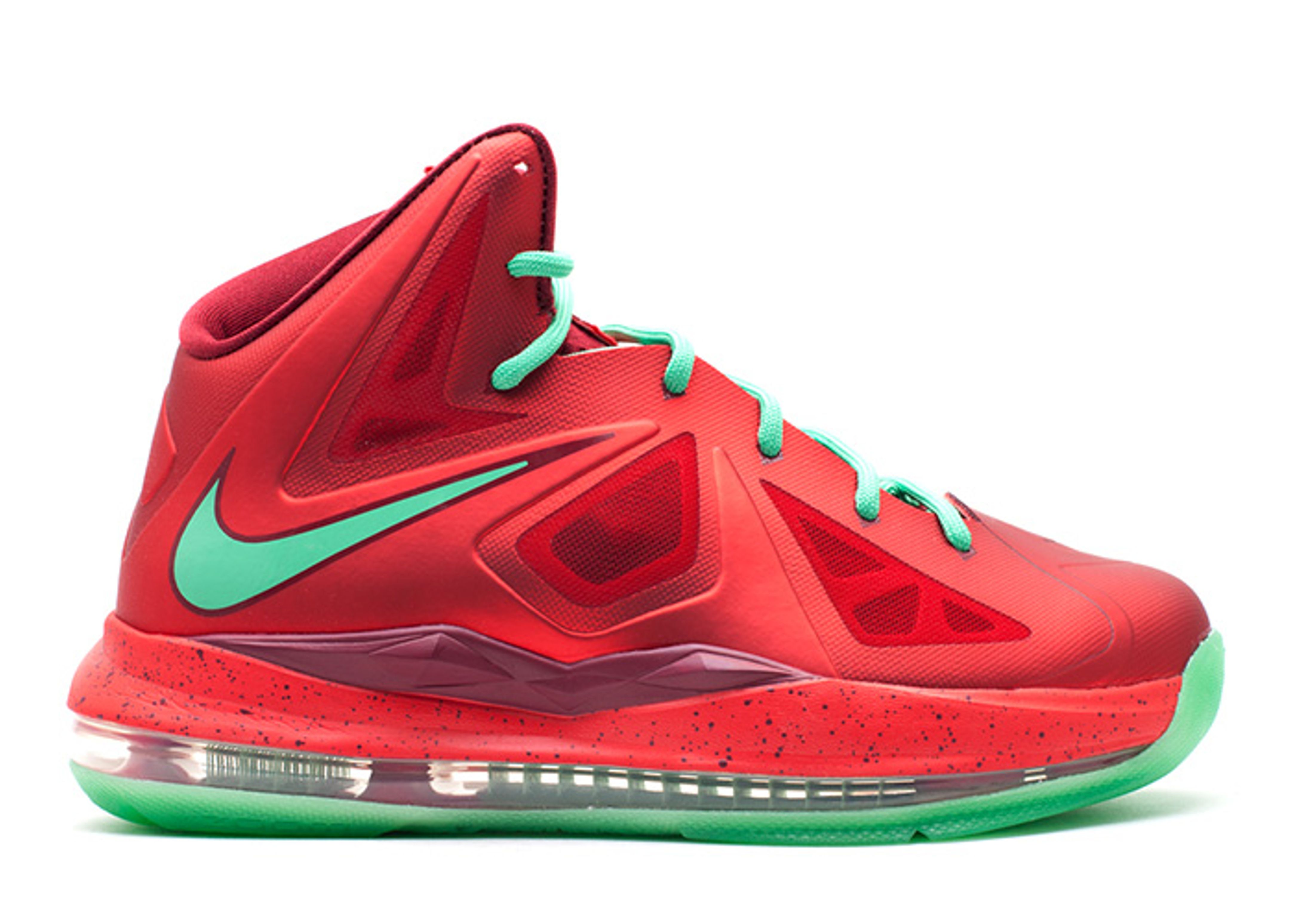 LeBron 10 GS 'Christmas' - Nike - 543564 601 - university red