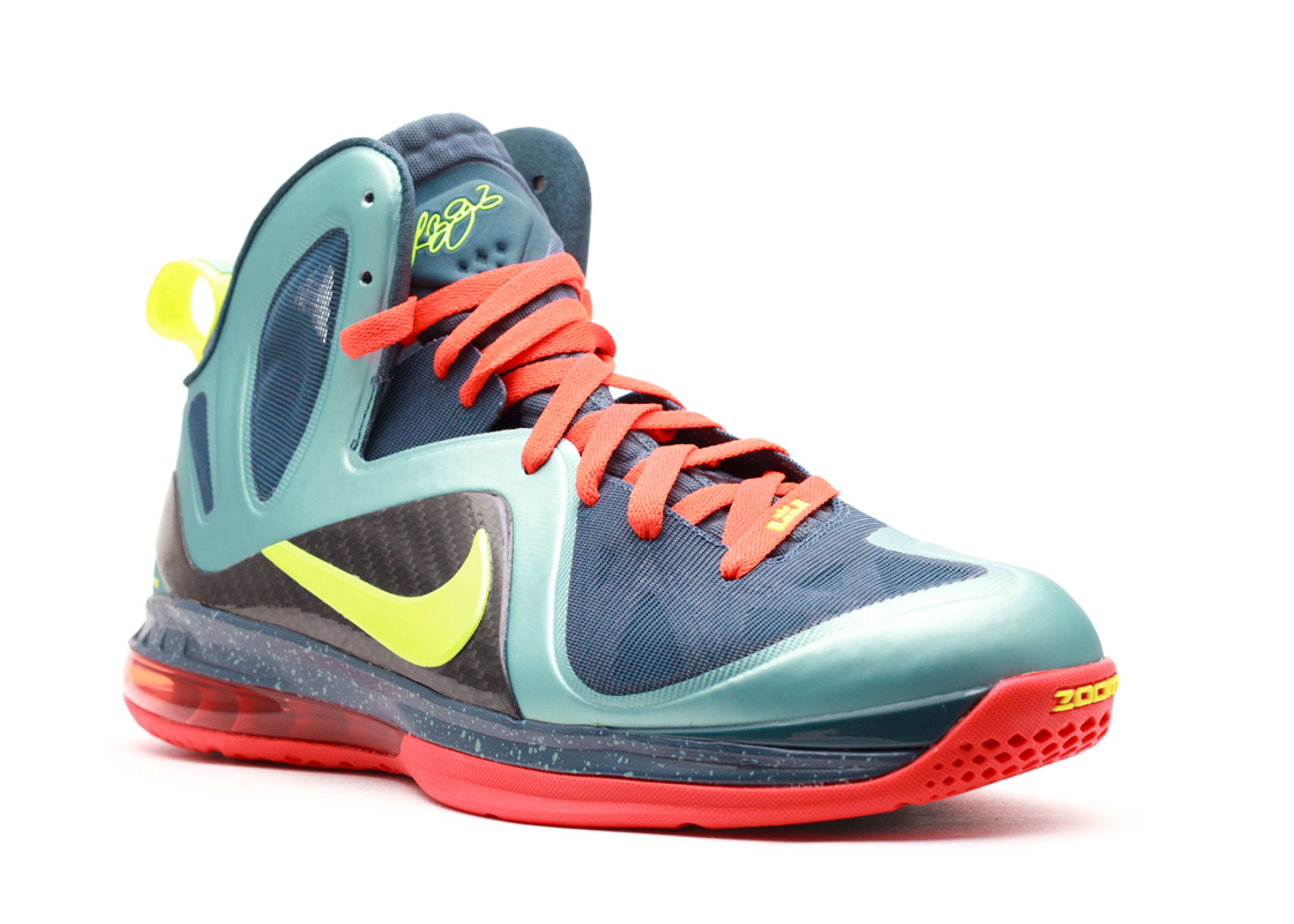 LeBron 9 P.S. Elite 'Cannon' Sample - Nike - SU12MNBSKT982338158 - cannon/volt-slate  blue-tm orng | Flight Club