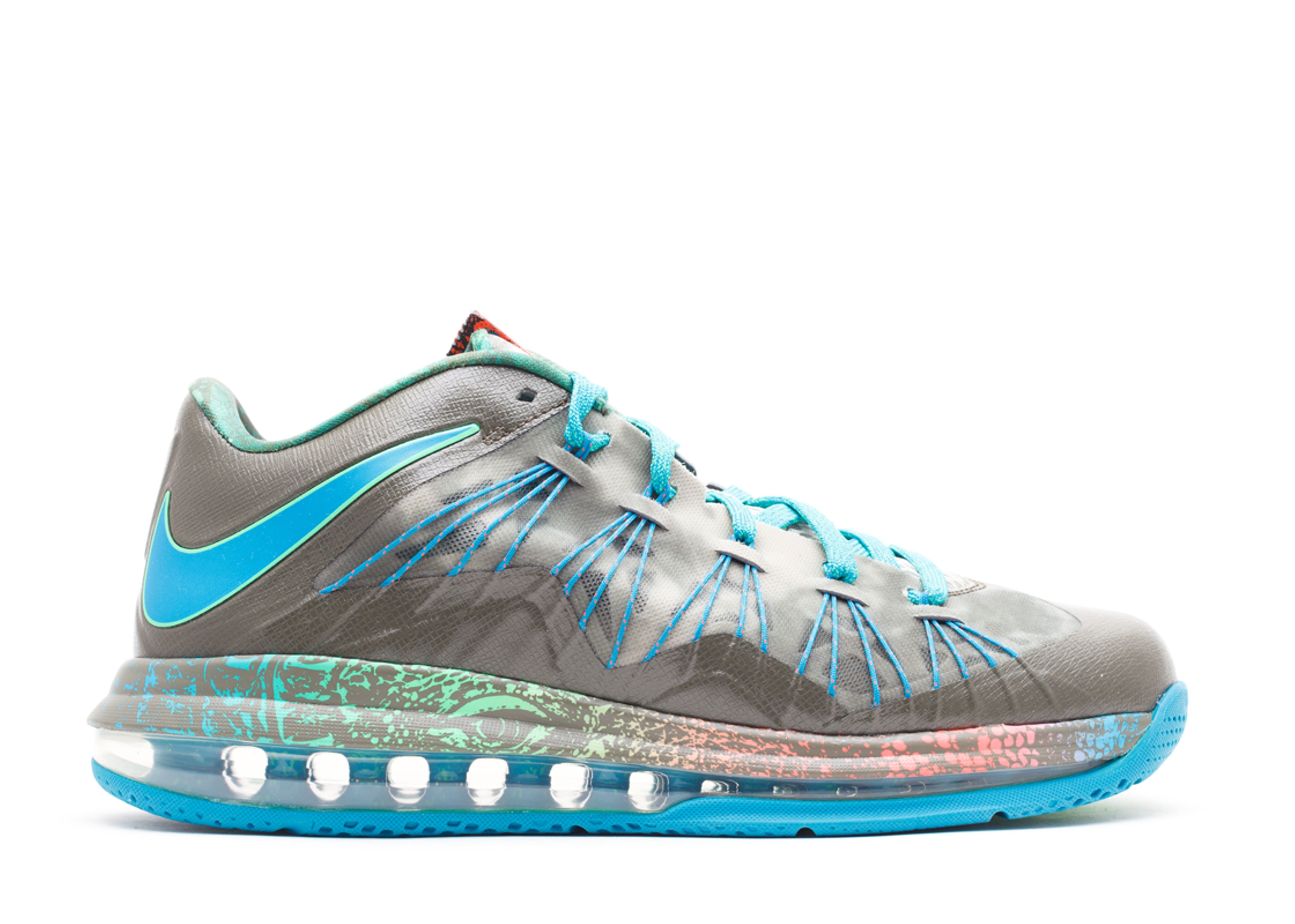 Air Max LeBron 10 Low Swamp Thing Nike 579765 301 tarp