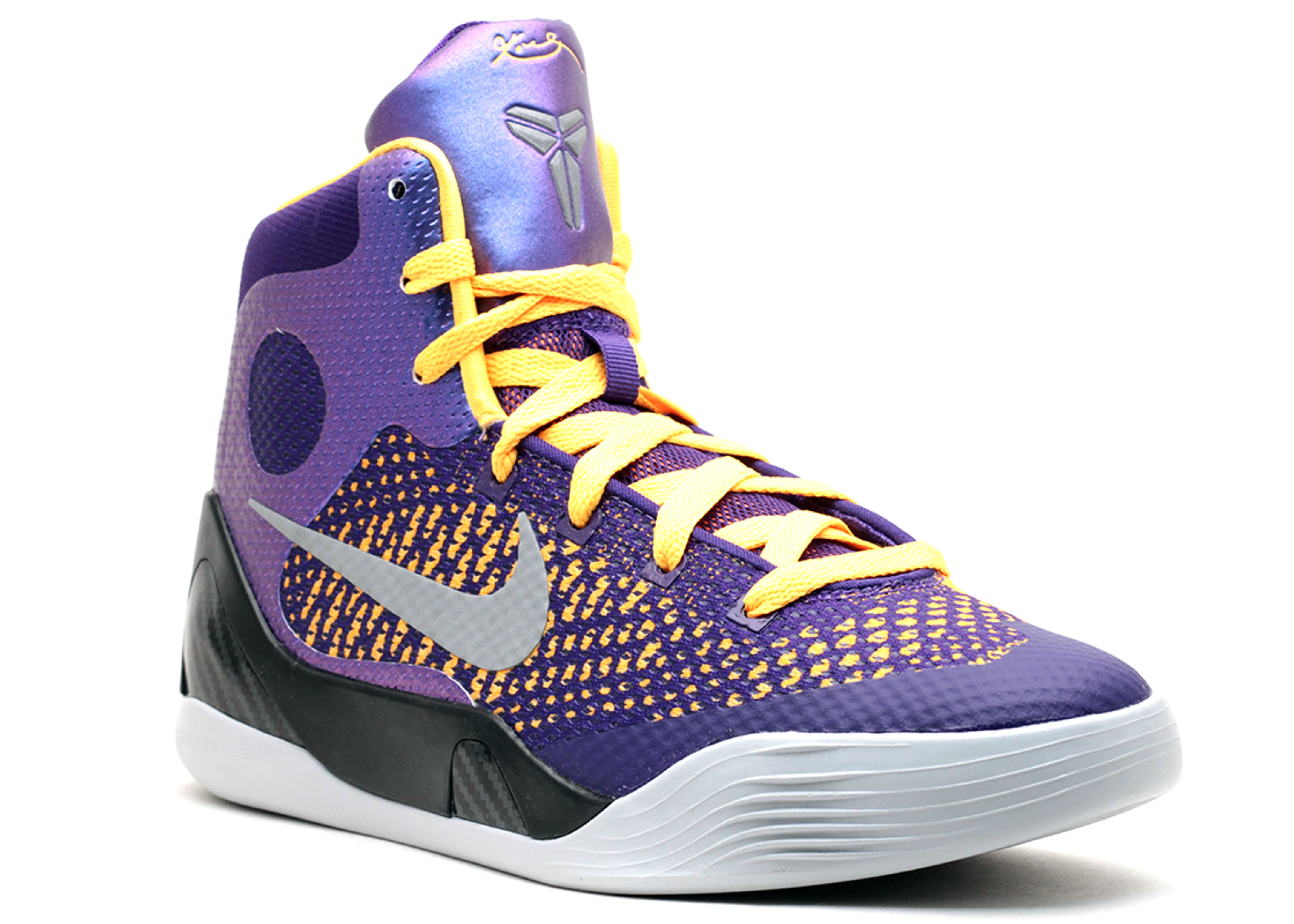 Nike Kobe 9 Elite Lakers (GS) Kids' - 636602-501 - US