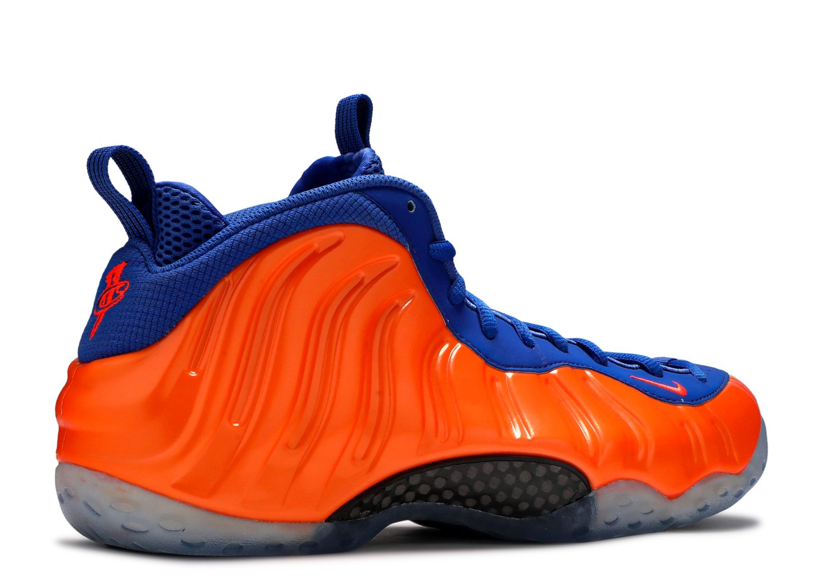 PAIR AIR FOAMPOSITE ONE NEW YORK KNICKS ORANGE 3D SNEAKER KEYCHAIN SHOE FIGURE