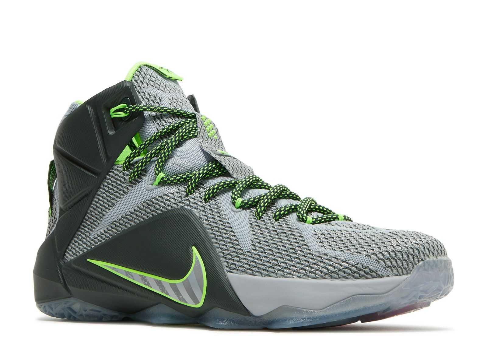 lebron 12 green and grey