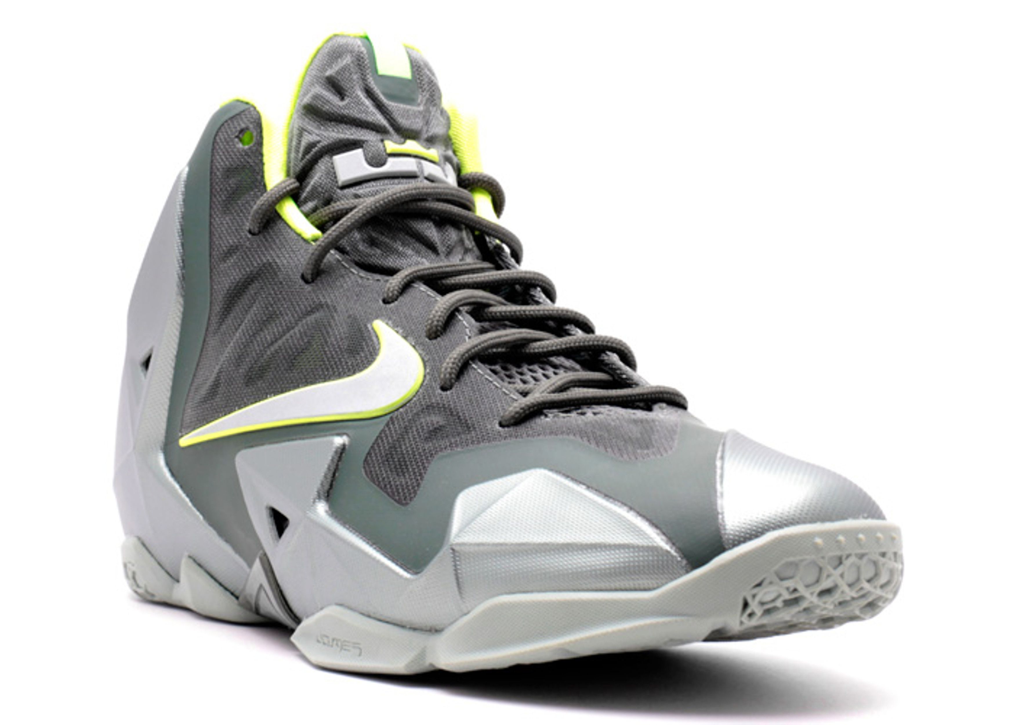 lebron 11 green and grey