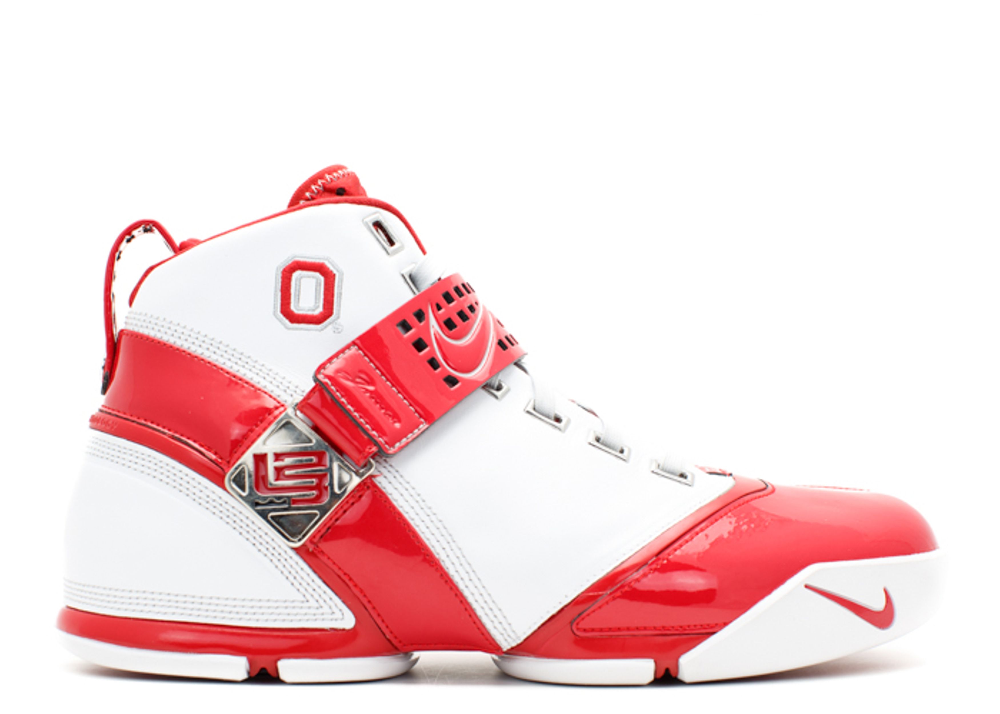 RARE Nike LeBron 6 Ohio State Buckeyes Red White Size 7Y Kids (No Box) First Look At The New Nike LeBron Witness 6  main image 2