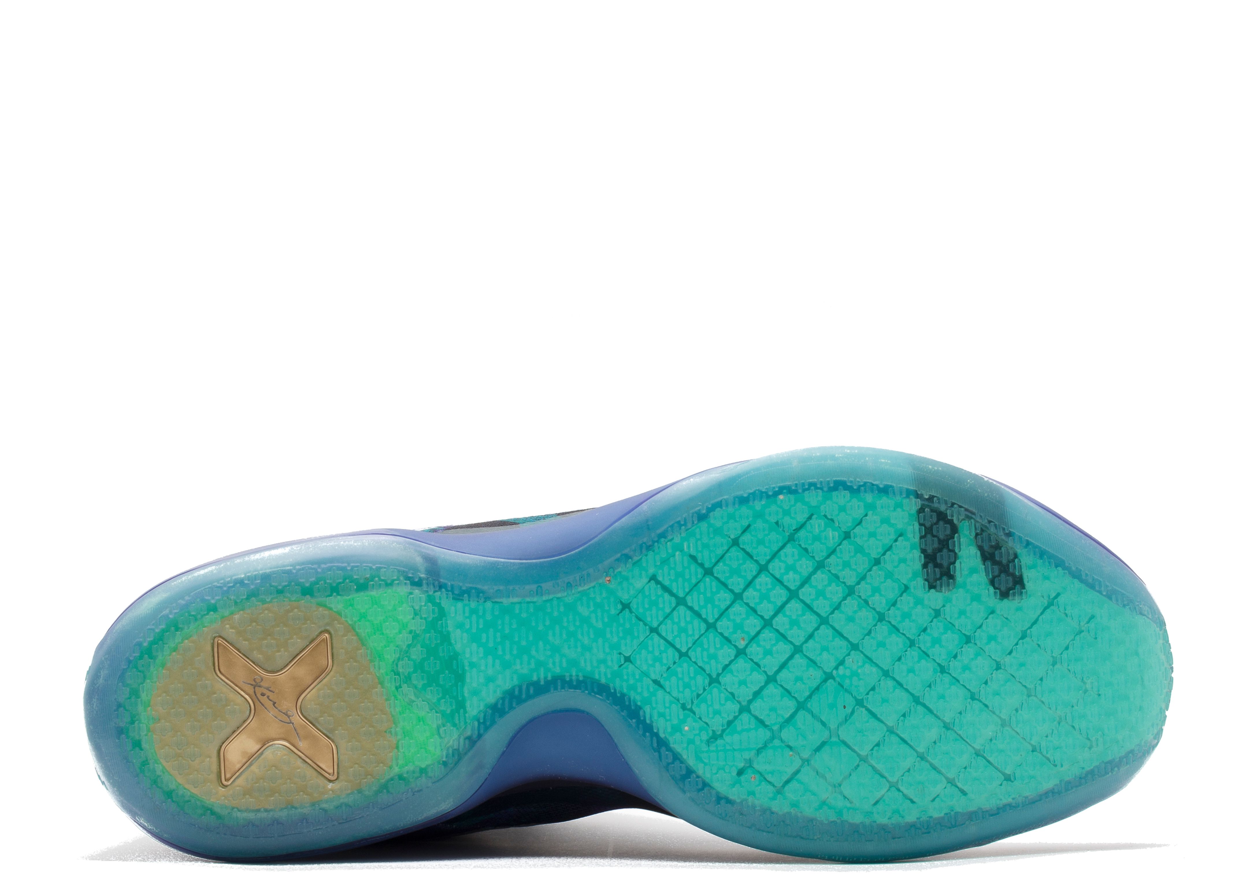 Kobe 10 'Overcome' - Nike - 705317 305 - emerald glow/reflect
