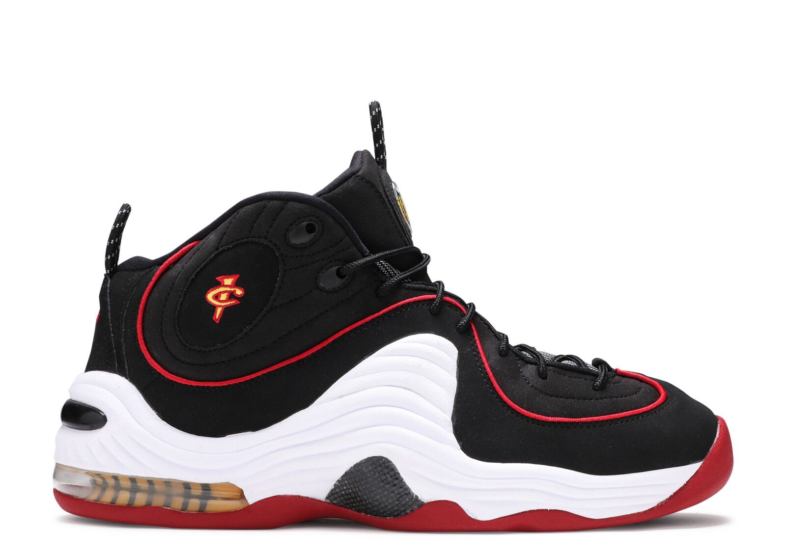 Nike Air Penny 2 II Miami Heat Black White Red 333886-002 Men\'s Size 10.5 2016 Amazon.com | Nike Air Penny 2 GS (Miami Heat) (5) | Basketball main image 4