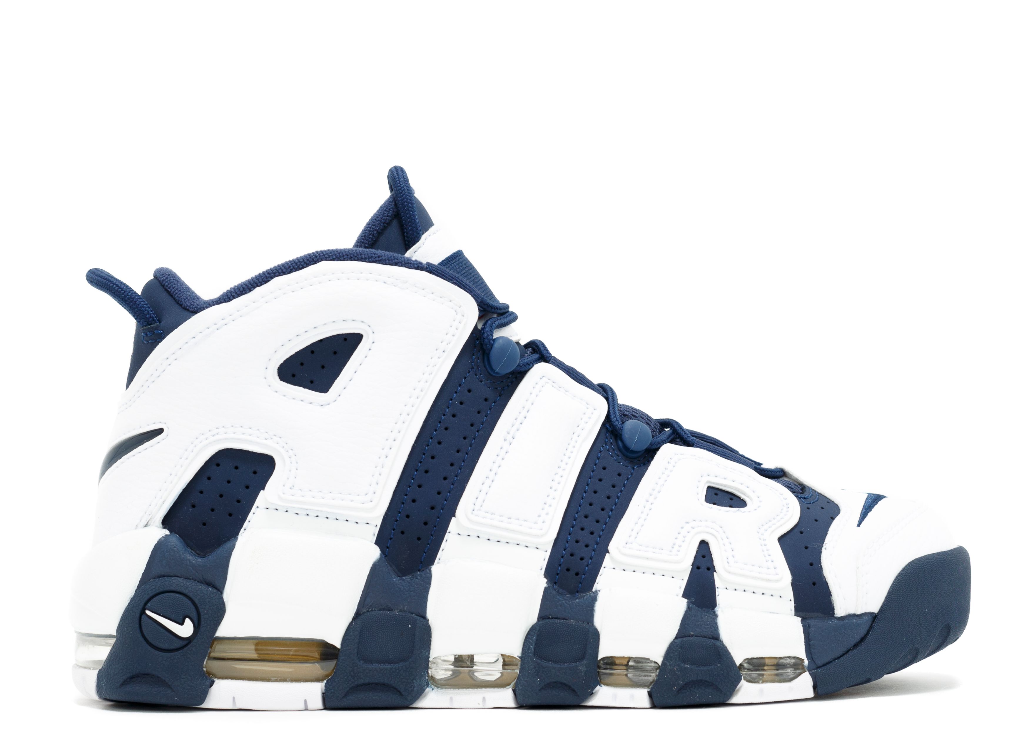 Air More Uptempo 'Olympic' 2016 - Nike - 414962 104 - white/midnight navy-metallic  gold-sport red