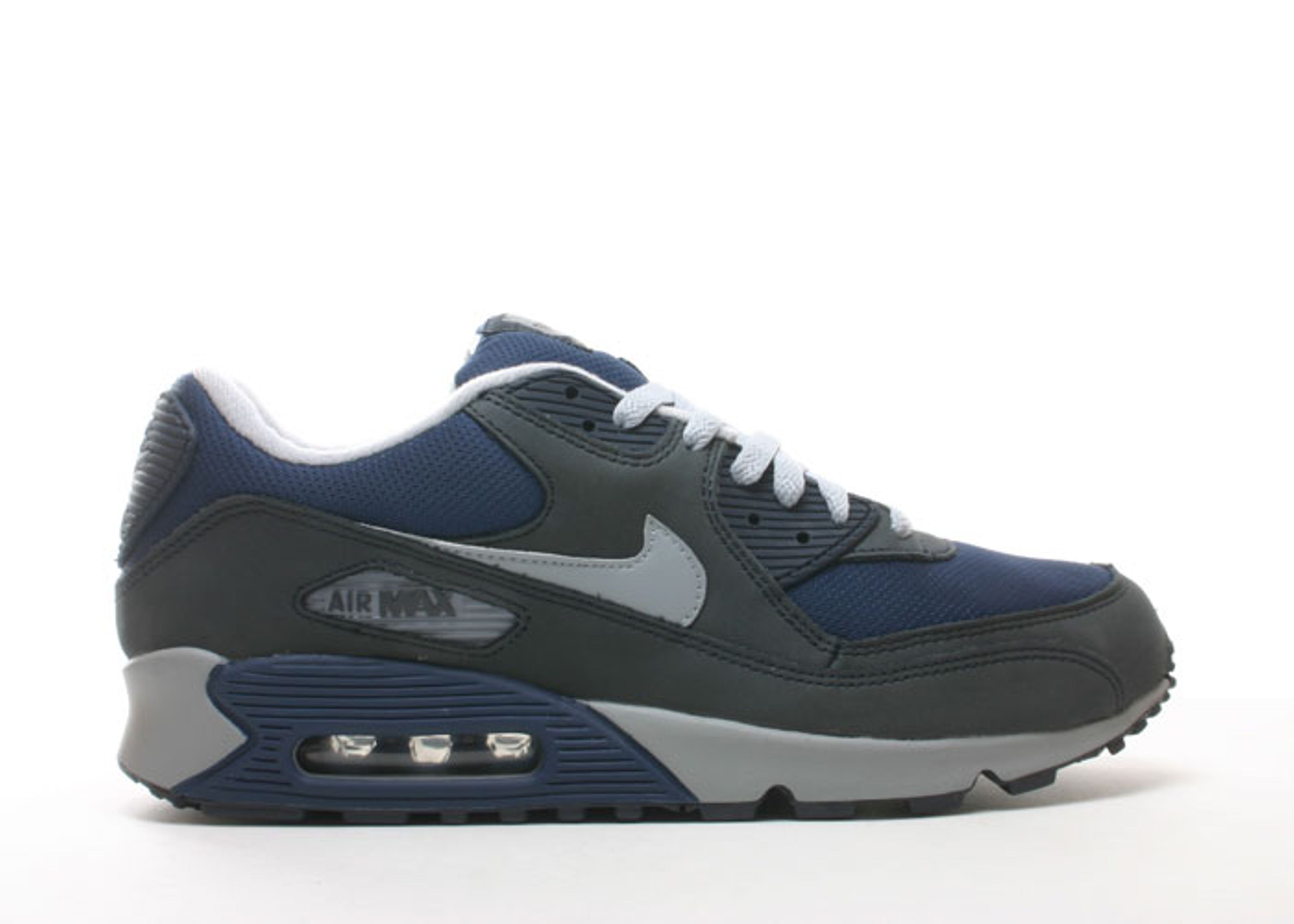 nike air max 90 leather midnight navy
