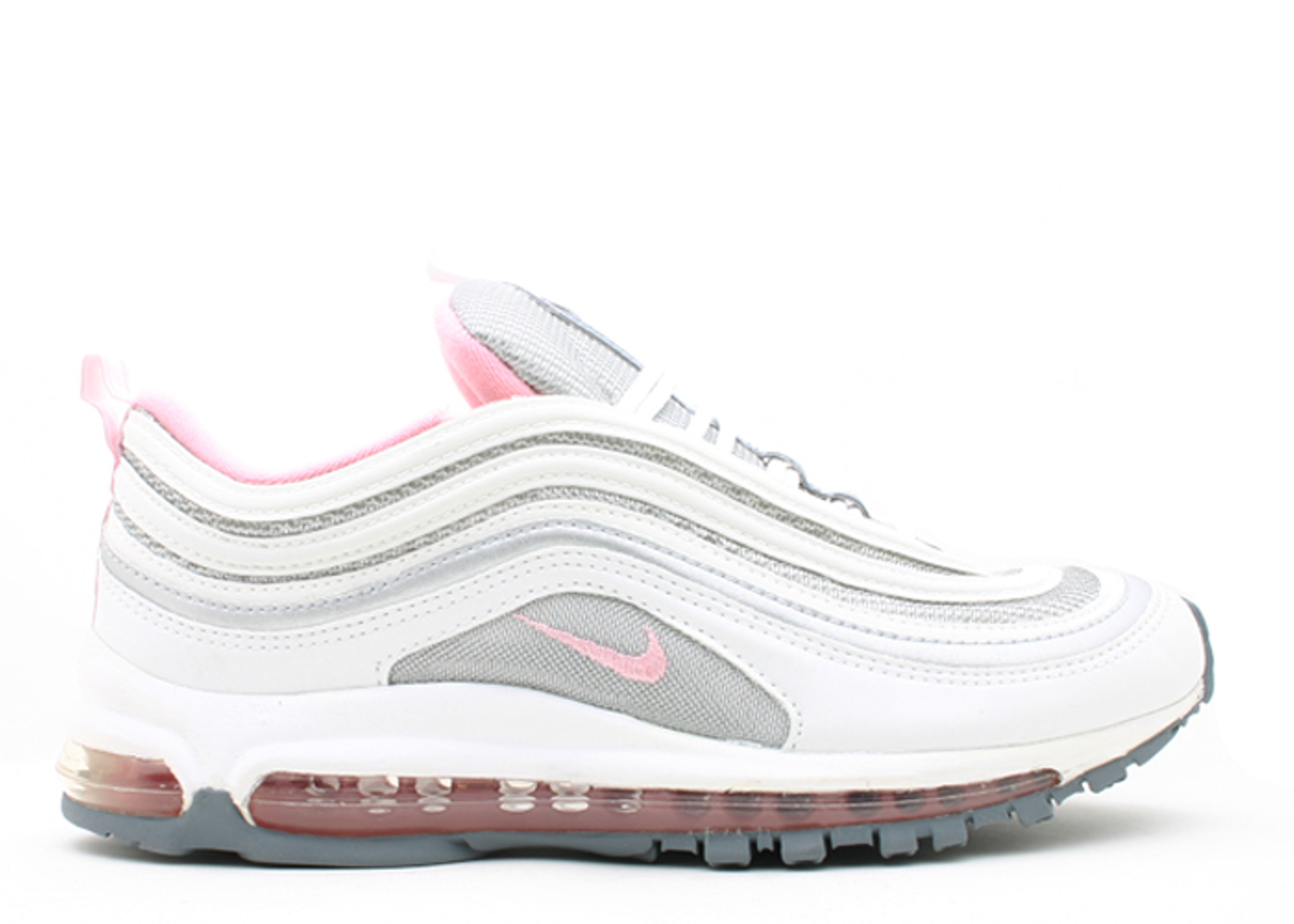 pink and silver air max 97
