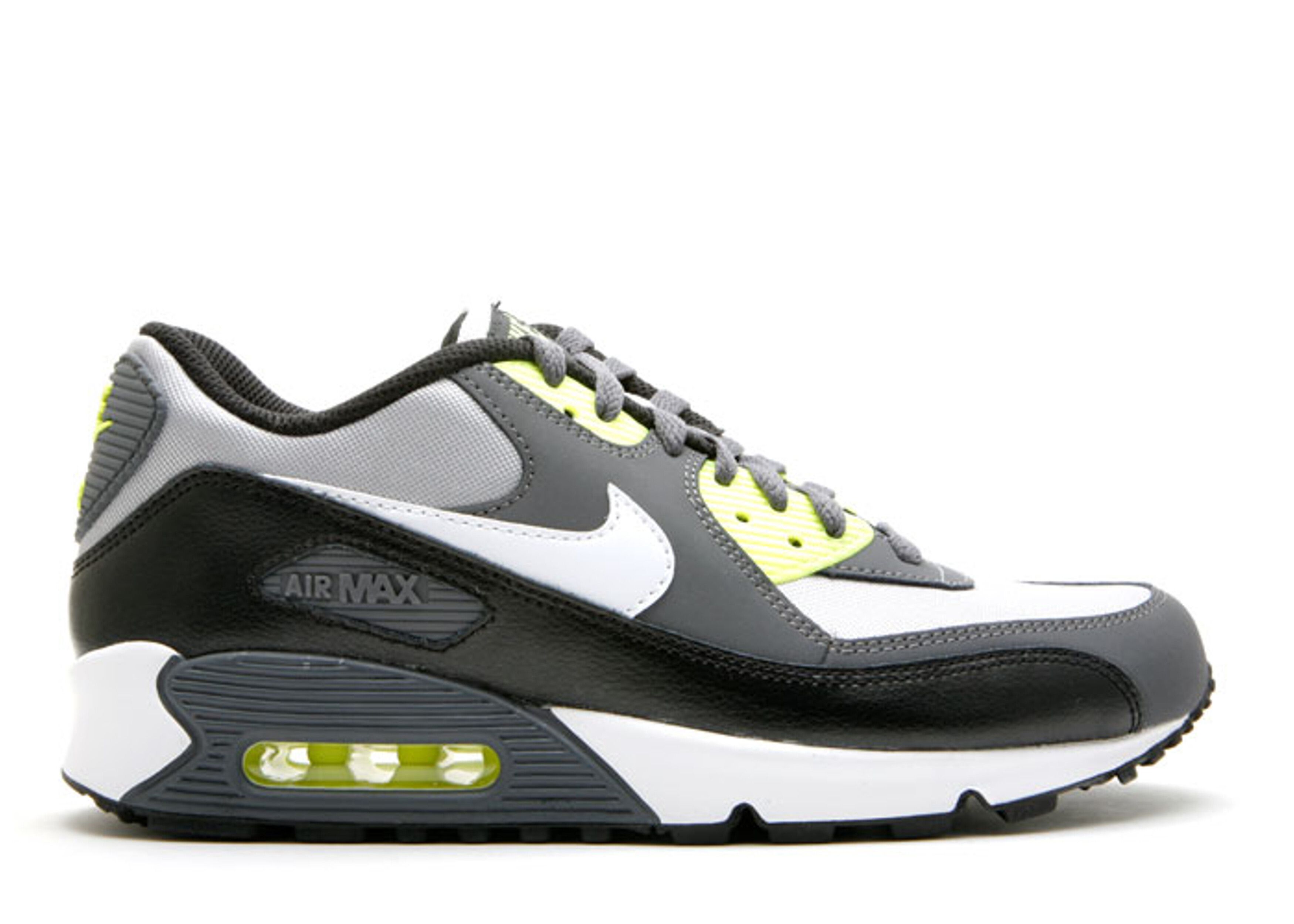 317942 171 5.5 Air Max 90 Cl G S  Metlc Summit White / Taxi Black Grnt Nike Air Max 90 Men main image 2