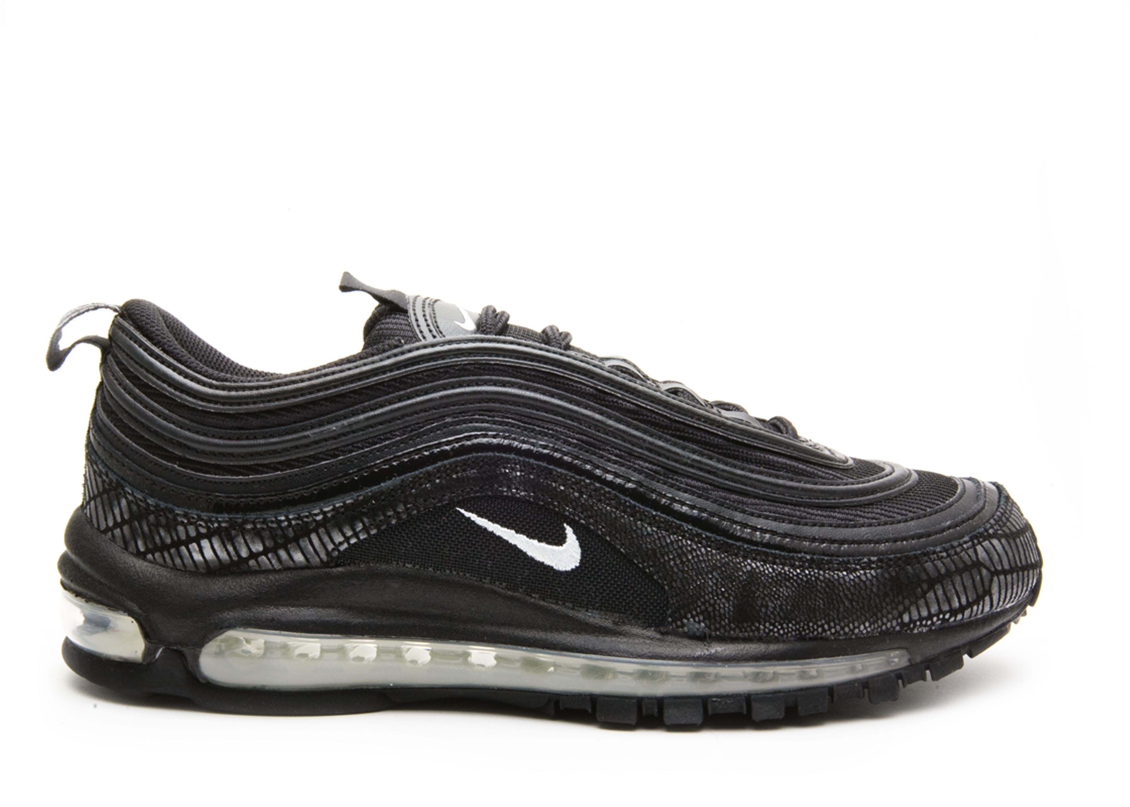 nike air max 97 black and white python
