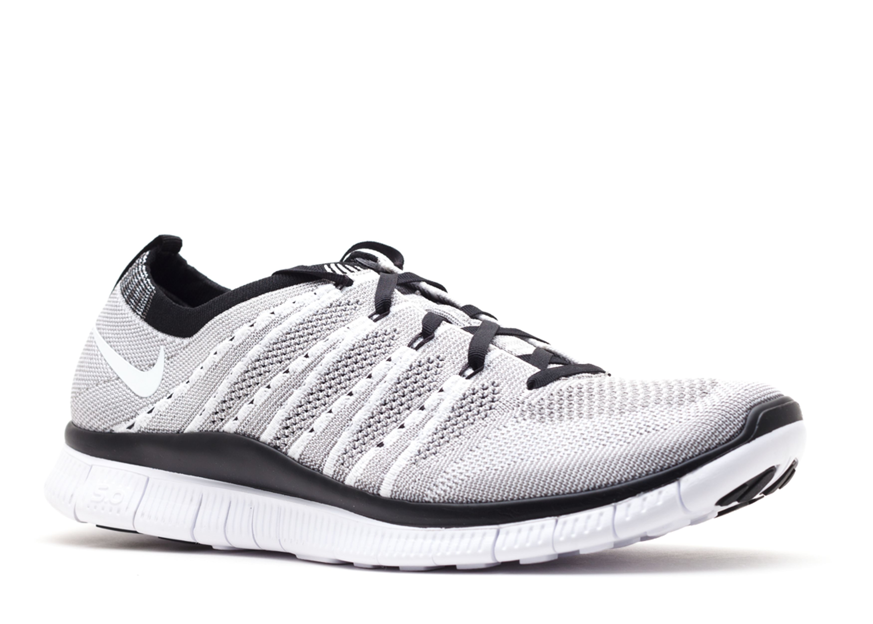 Free Flyknit HTM SP 'White Light Charcoal' Nike 616171 100