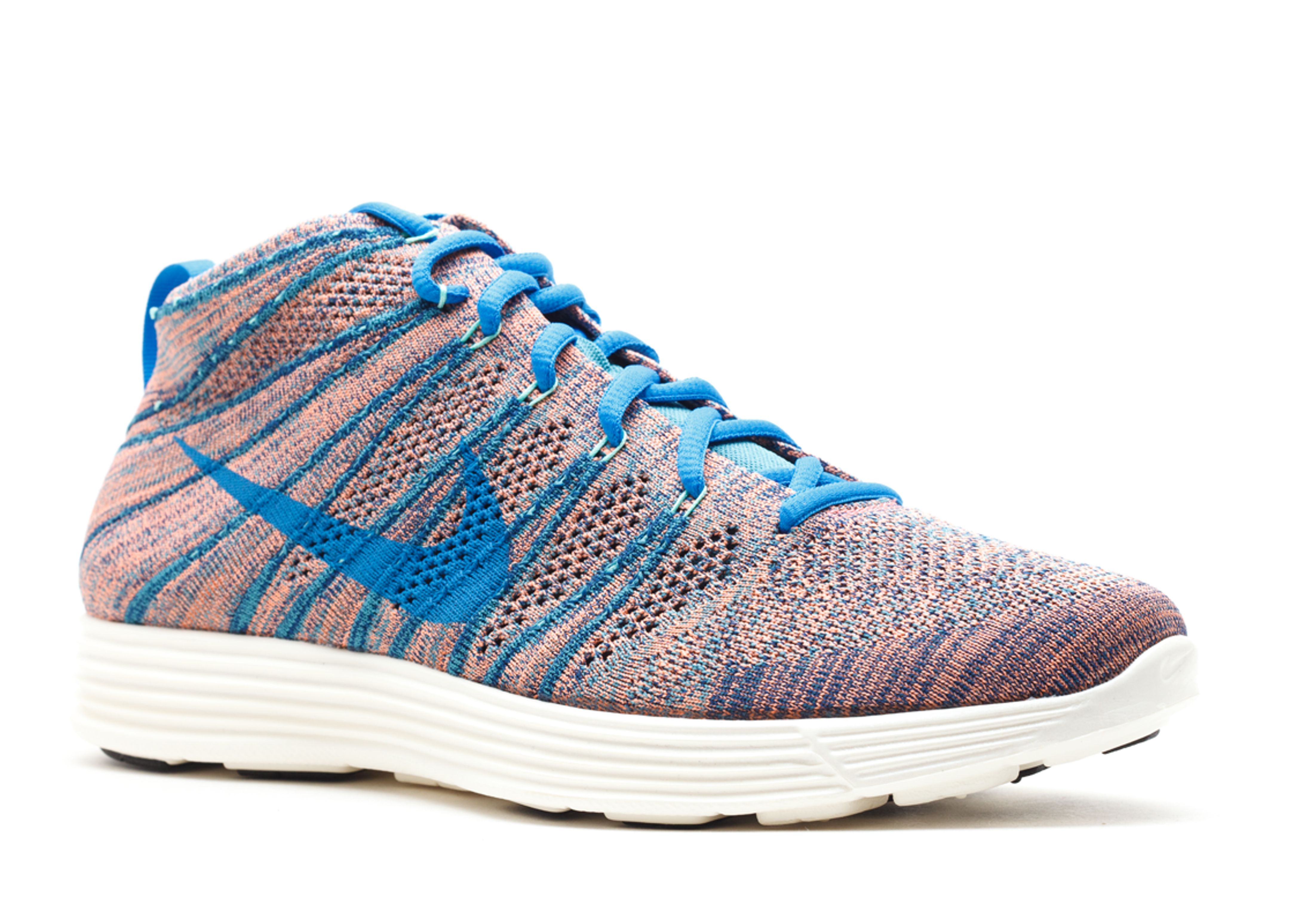 nike lunar flyknit chukka blue