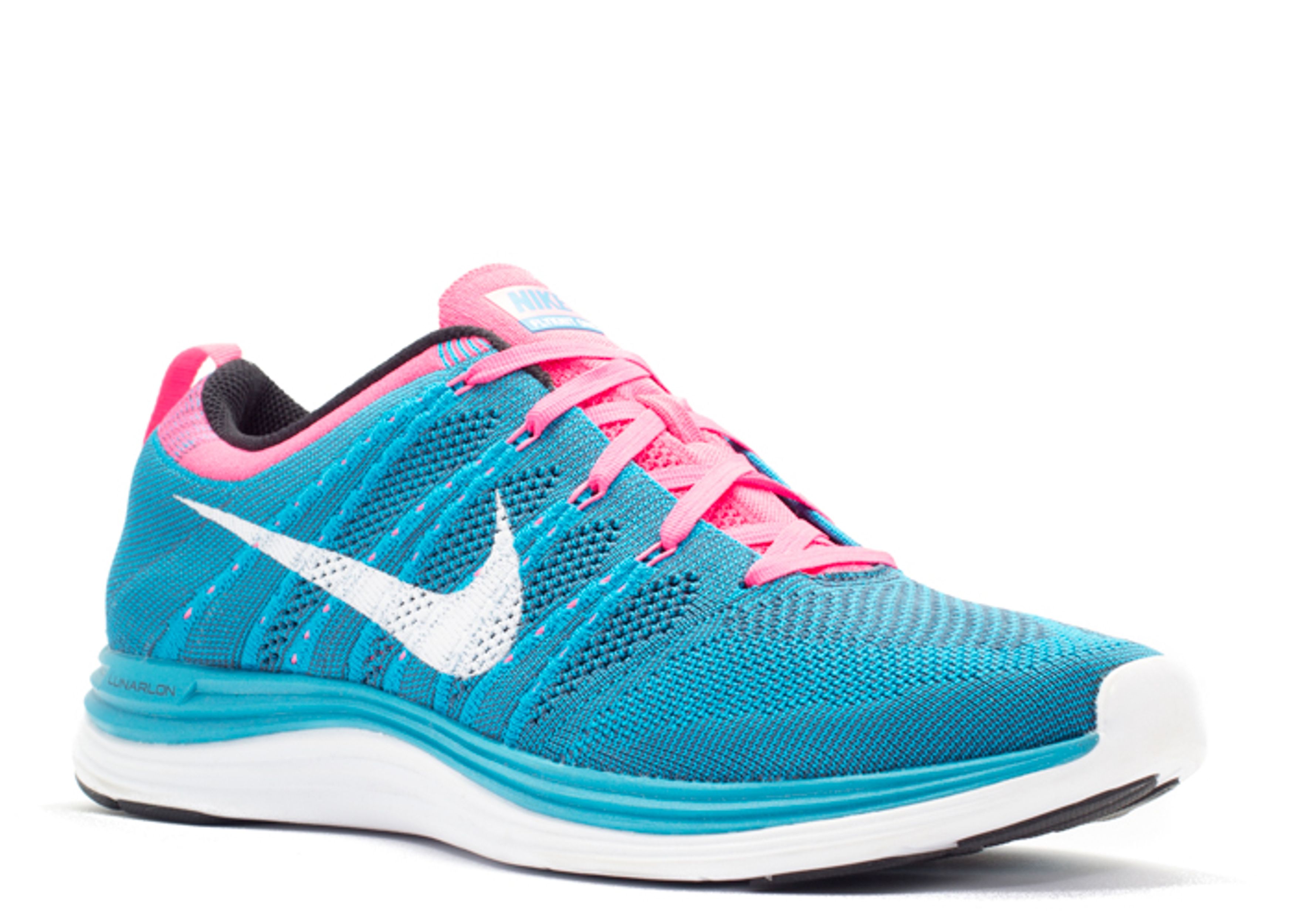 Flyknit One+ - Nike - 554887 414 - neo turq/wht-sqdrn bl-pnk 