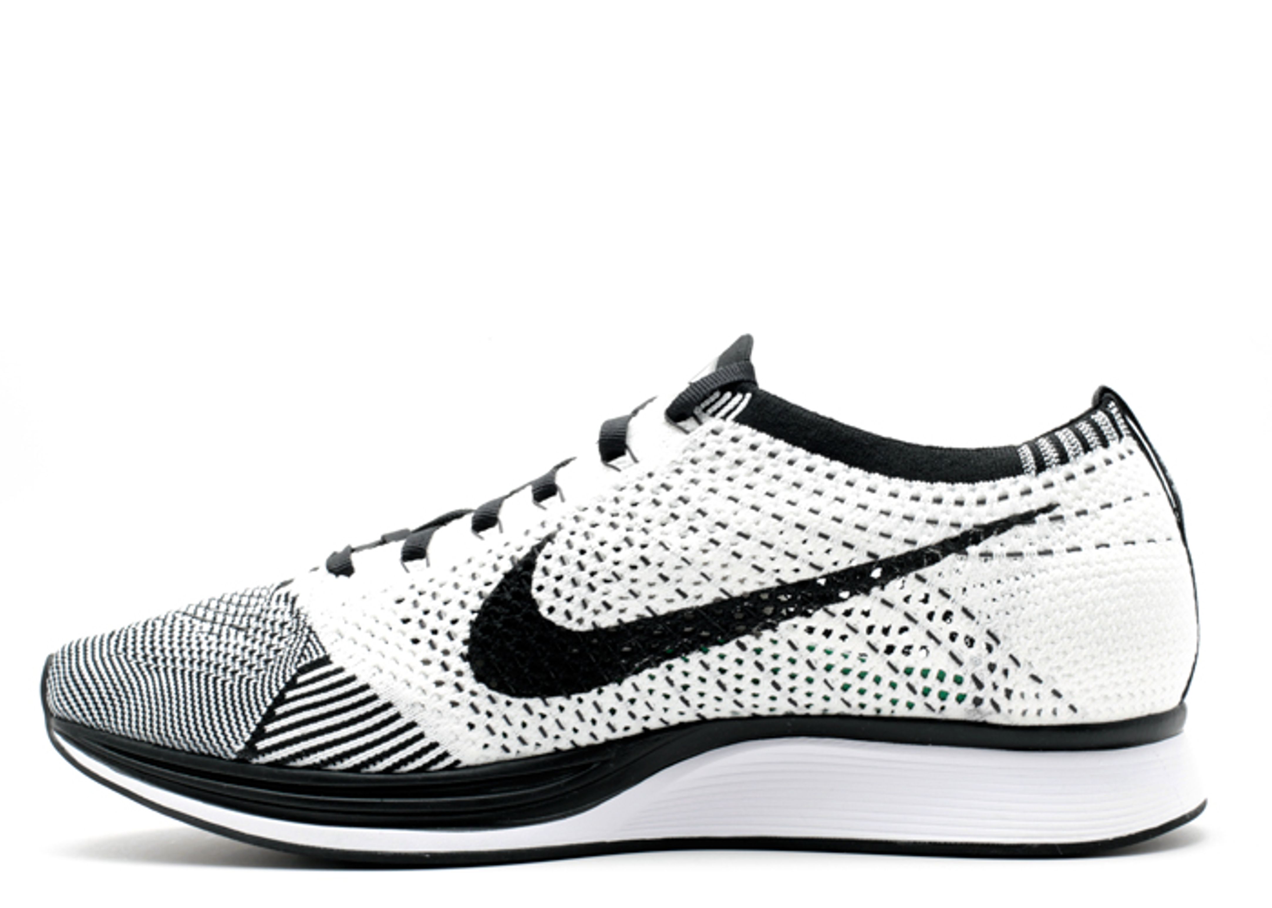 black and white flyknit
